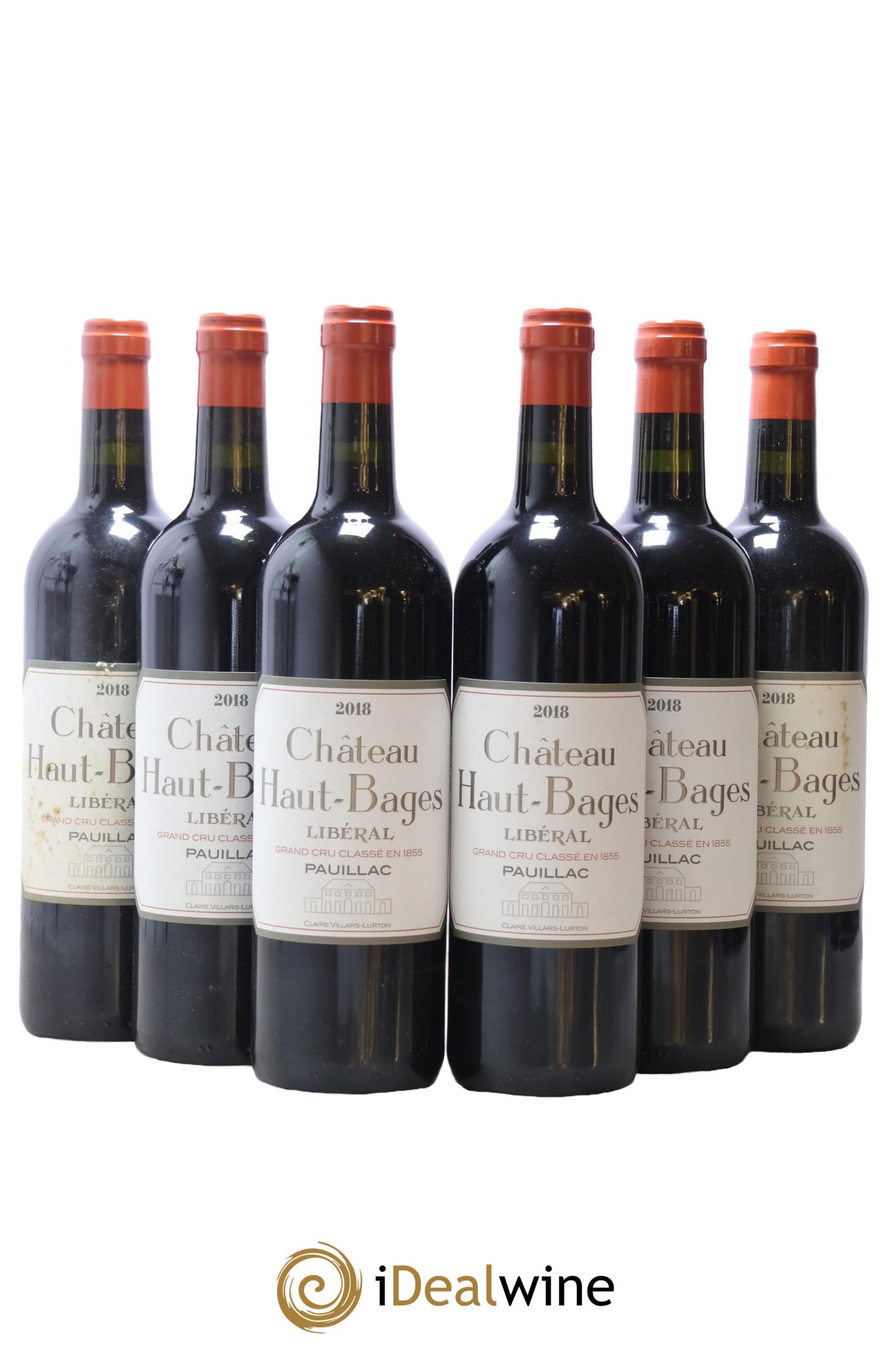 Château Haut Bages Libéral 5ème Grand Cru Classé 2018 - Lotto di 6 bottiglie - 0