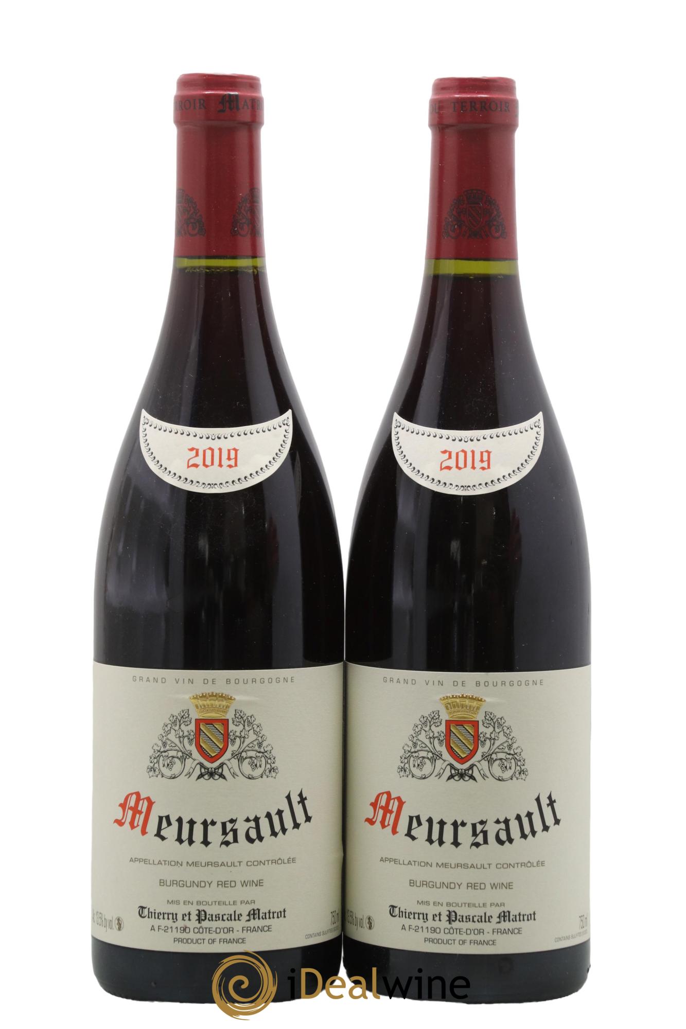 Meursault Matrot (Domaine) 2019 - Lot of 2 bottles - 0