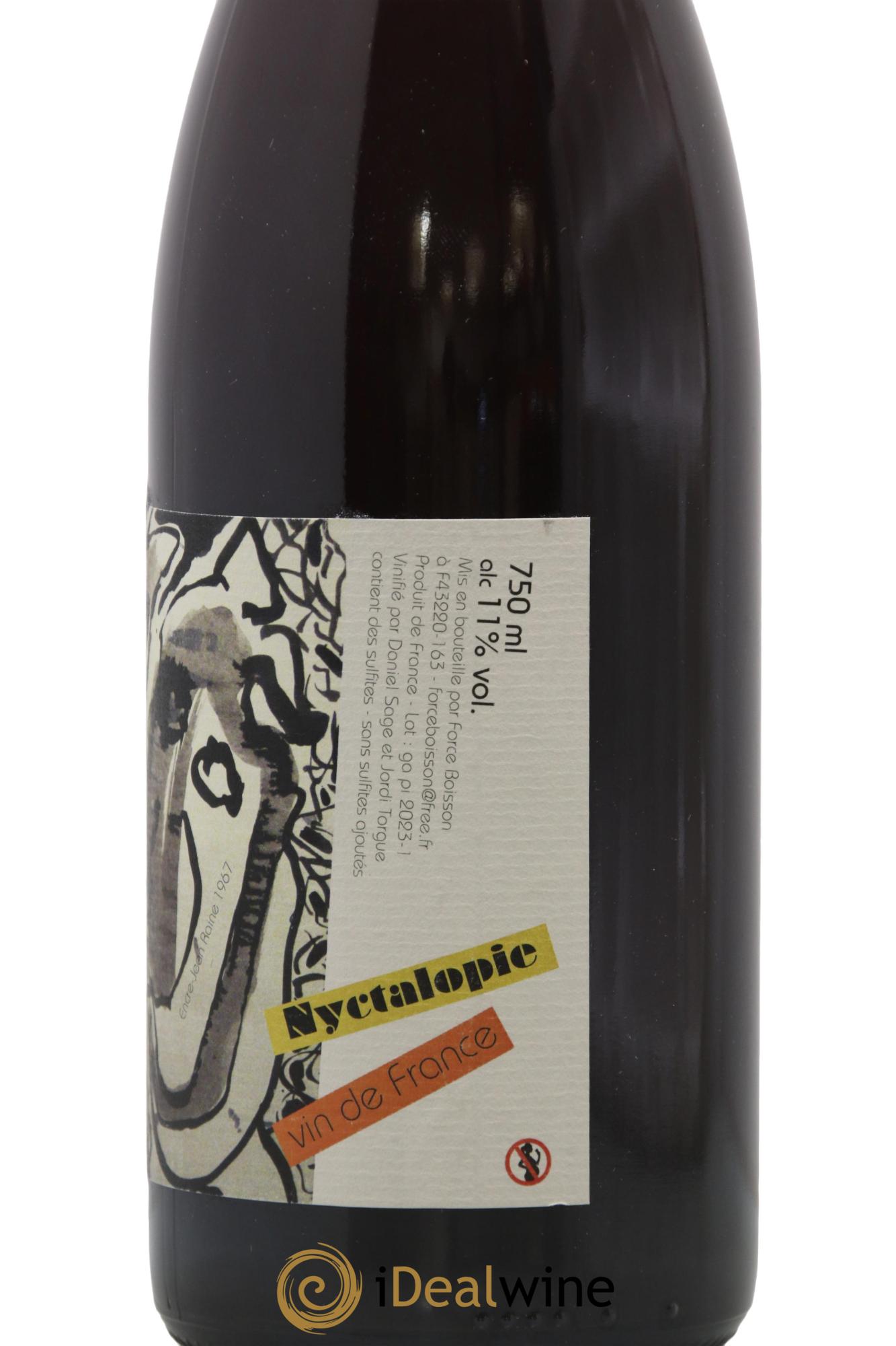 Vin de France Nyctalopie Daniel Sage 2022 - Lotto di 1 bottiglia - 1