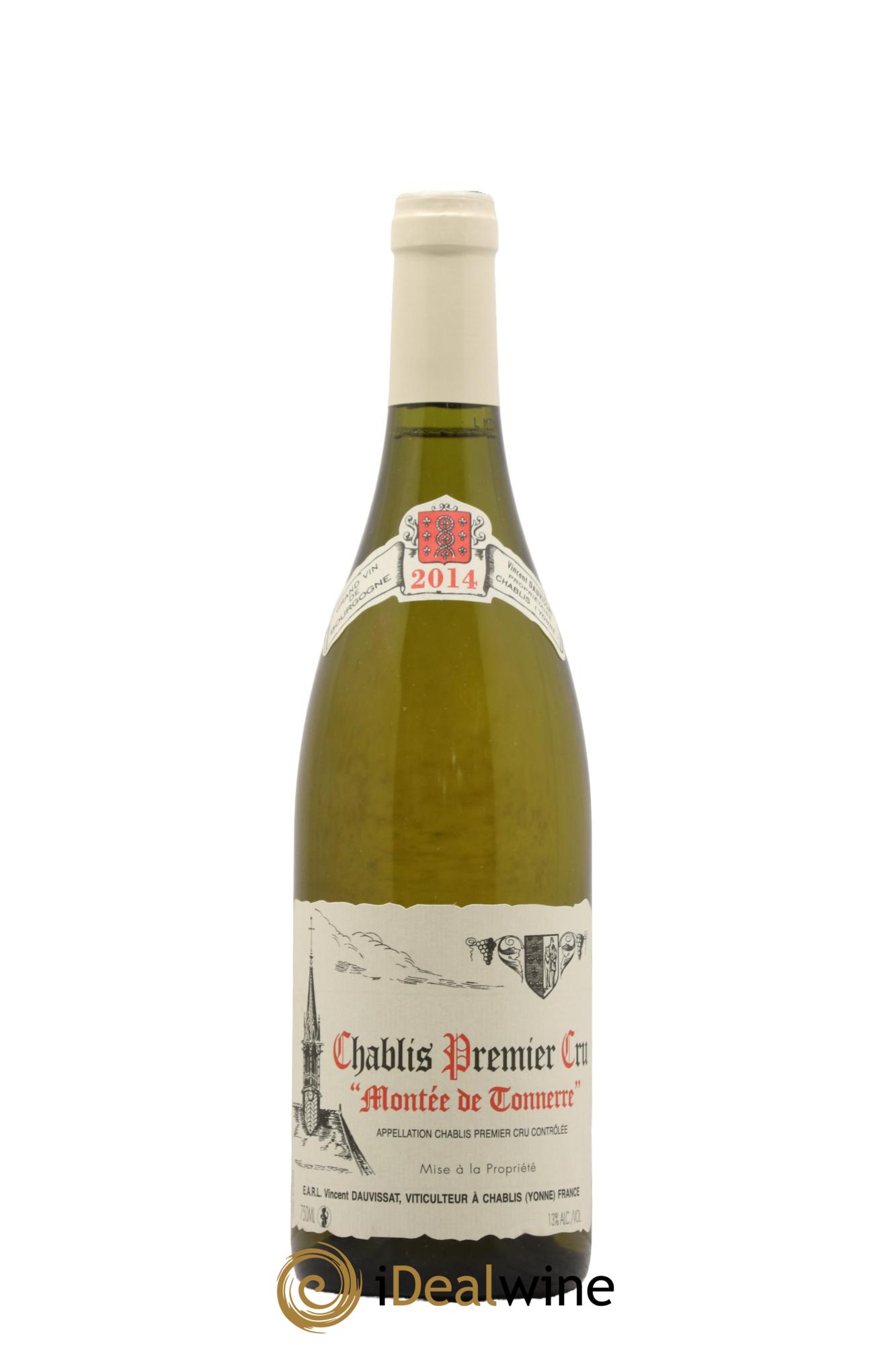 Chablis 1er Cru Montée de Tonnerre Vincent Dauvissat (Domaine) 2014 - Lot de 1 bouteille - 0