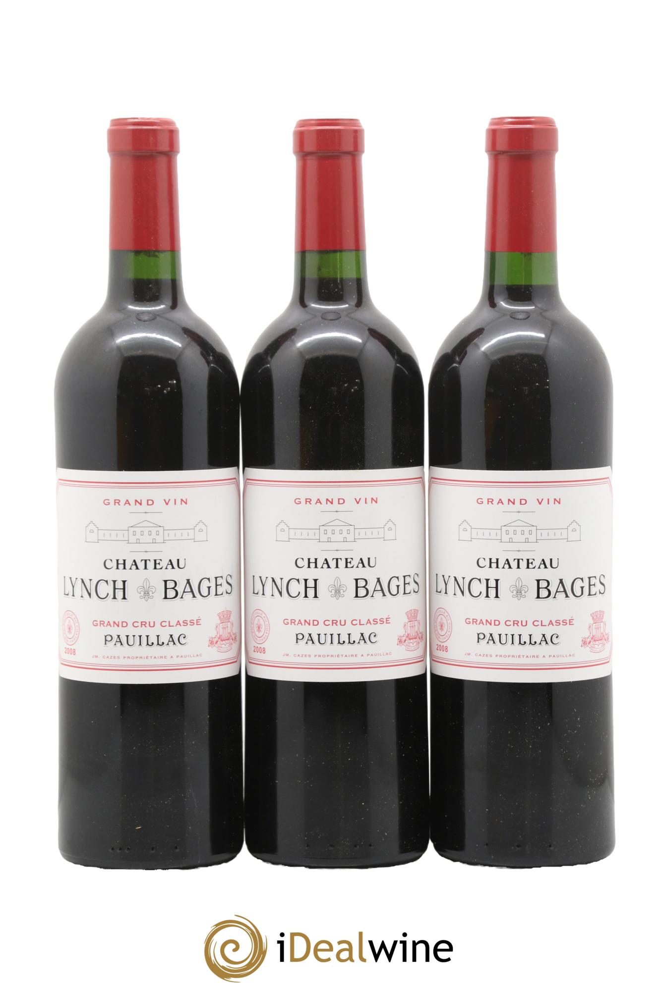 Château Lynch Bages 5ème Grand Cru Classé 2008 - Lot of 12 bottles - 3