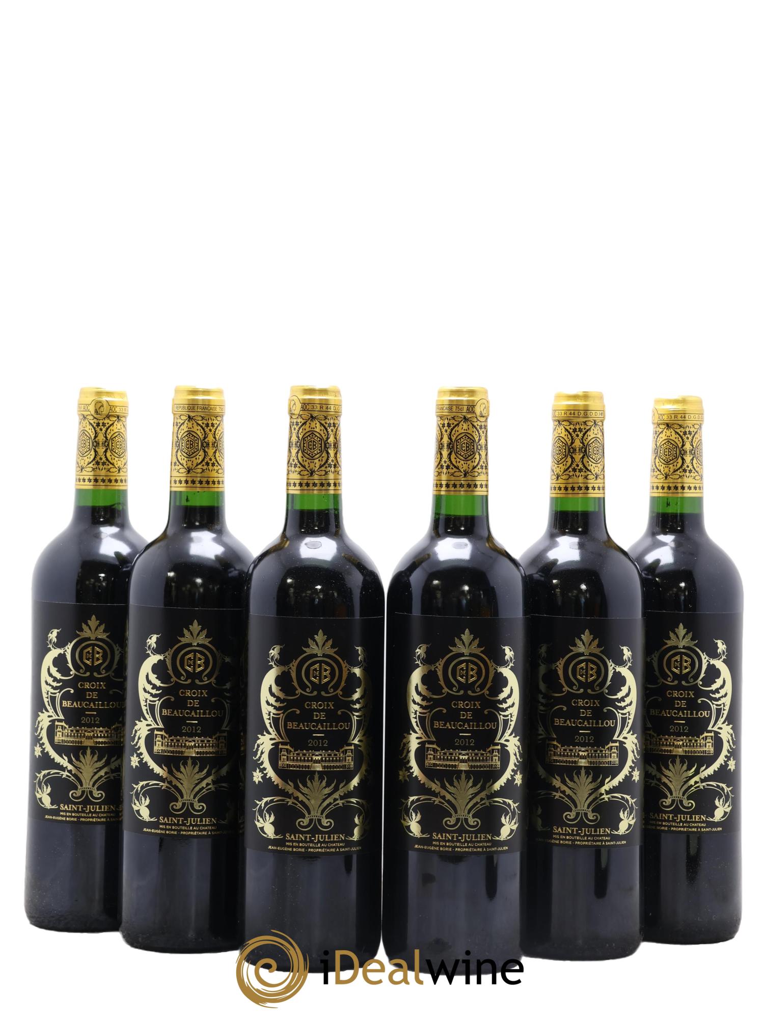 La Croix de Beaucaillou Second Vin 2012 - Lot of 6 bottles - 0