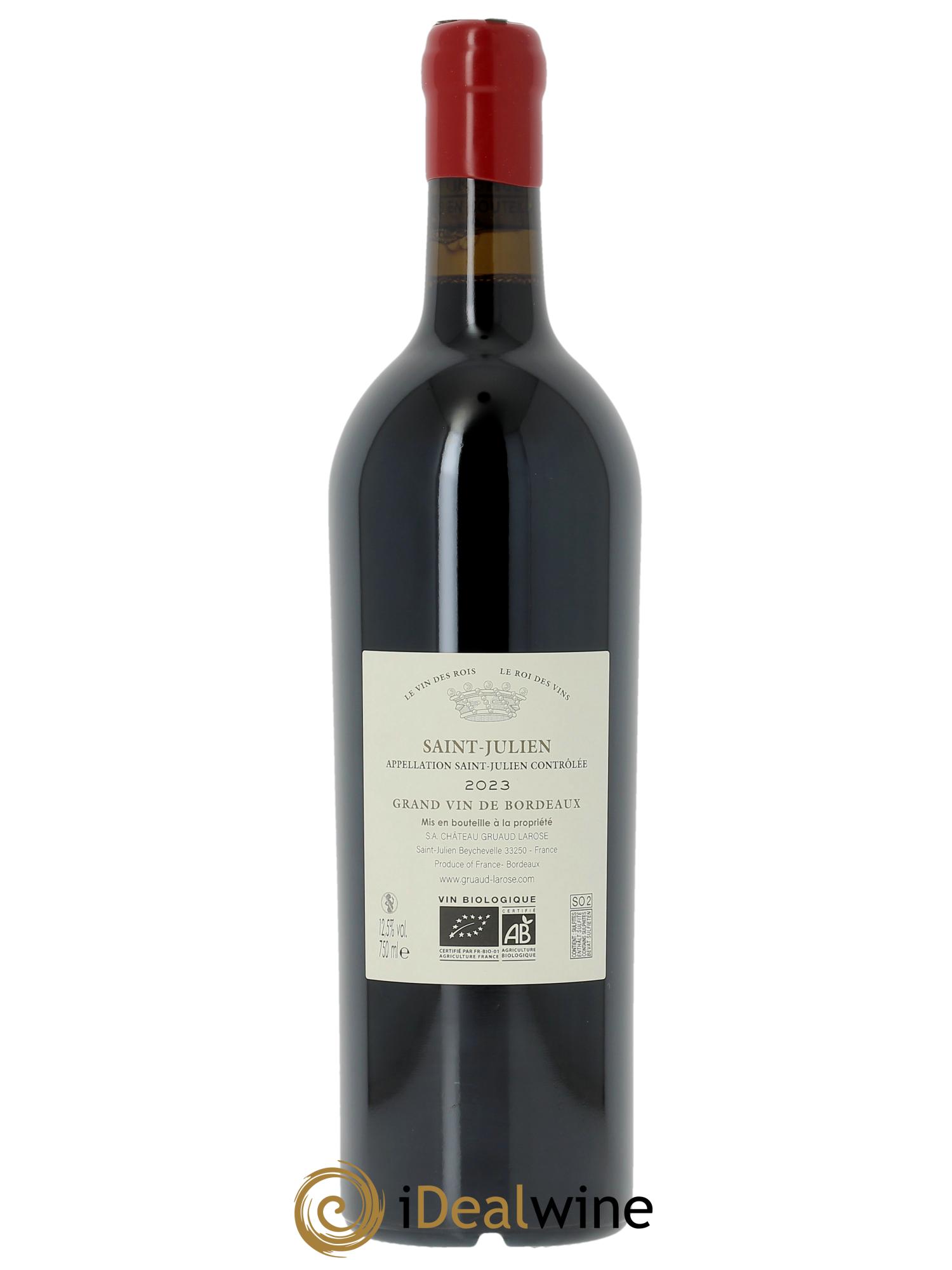 Château Gruaud Larose 2ème Grand Cru Classé (CBO à partir de 6 bts) 2023 - Lot de 1 bouteille - 1