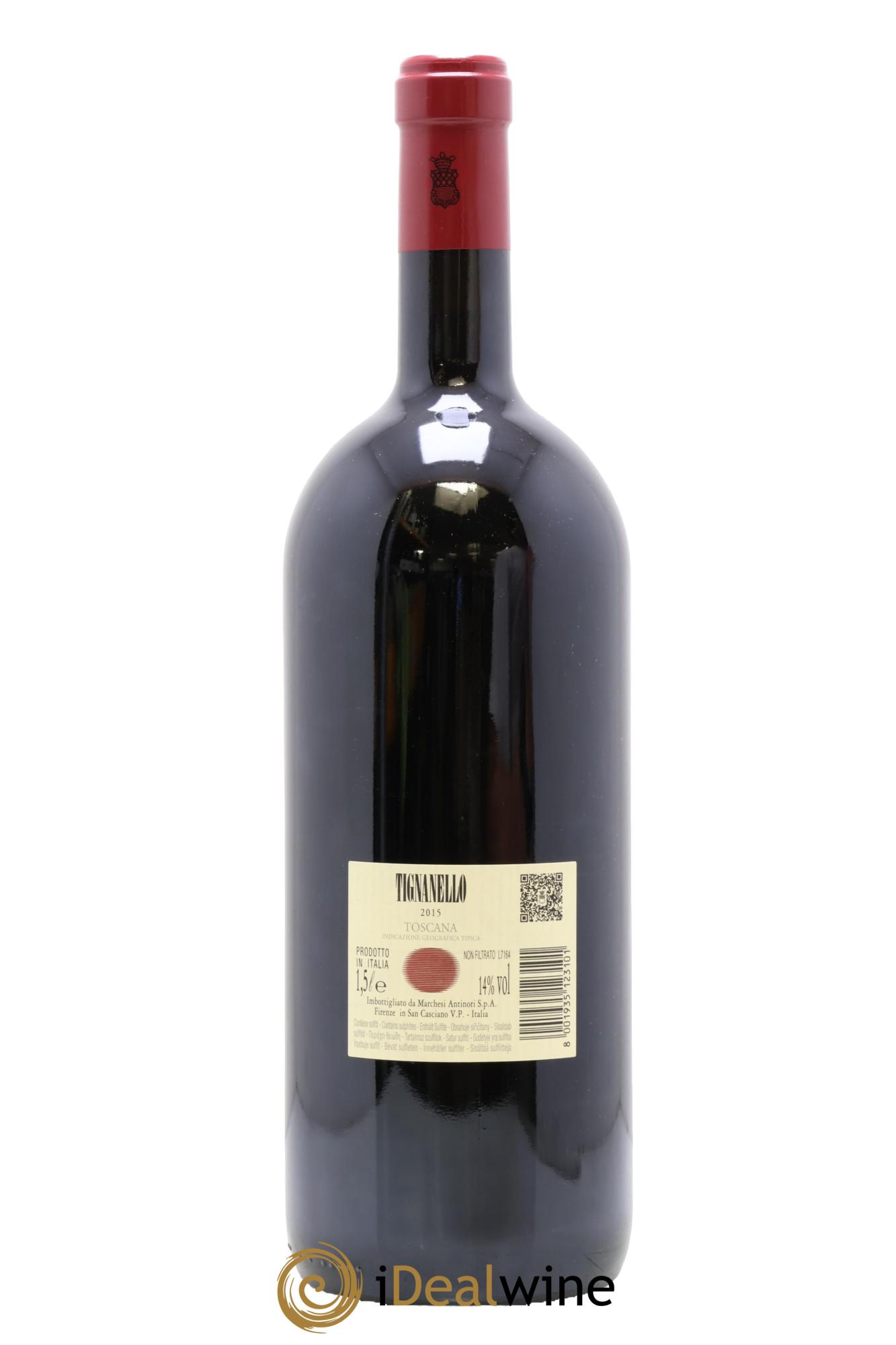 Toscana IGT Tignanello Tenuta Tignanello - Marchesi Antinori 2015 - Lot de 1 magnum - 1