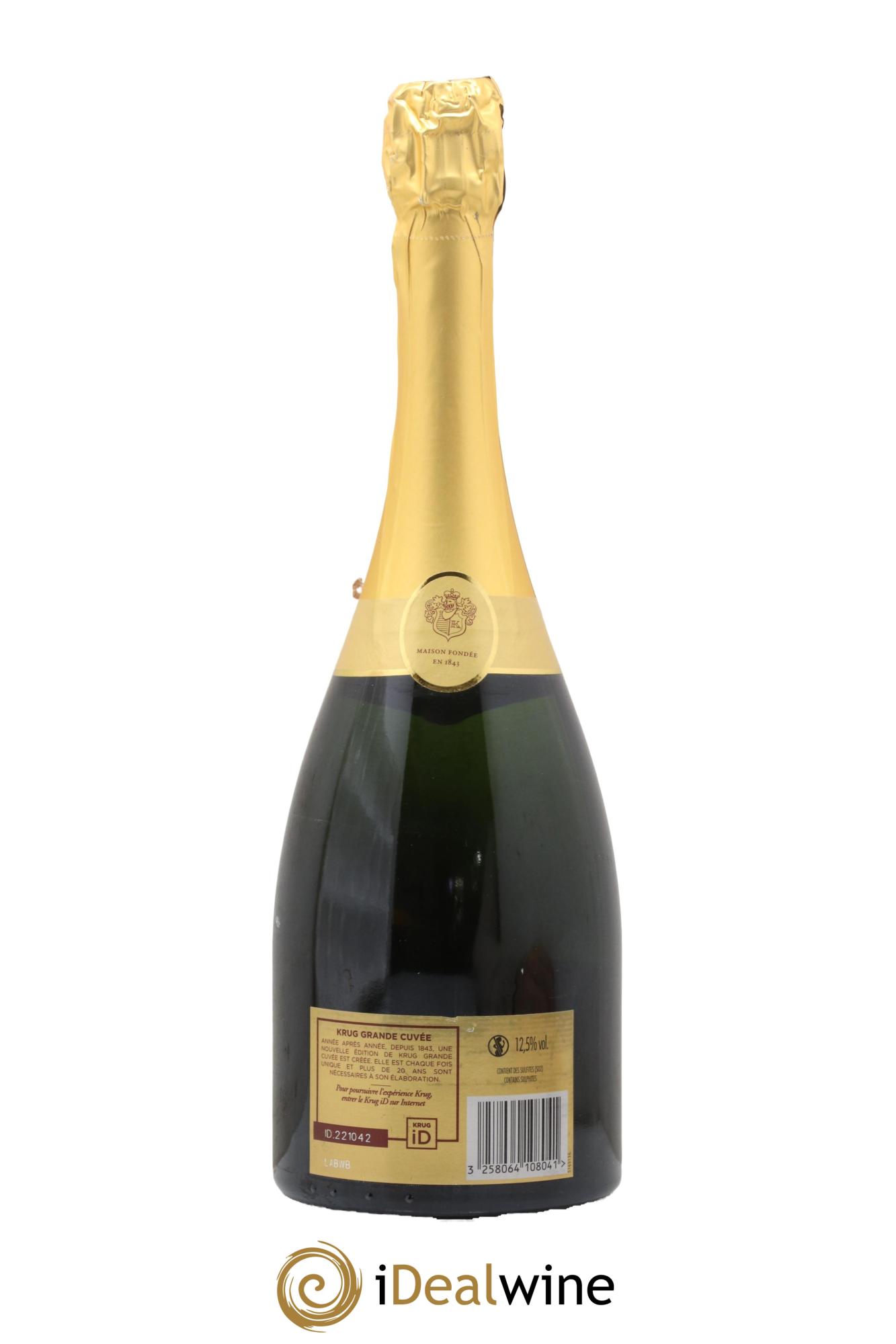 Grande Cuvée - 170ème édition Krug - Lot de 1 bouteille - 1