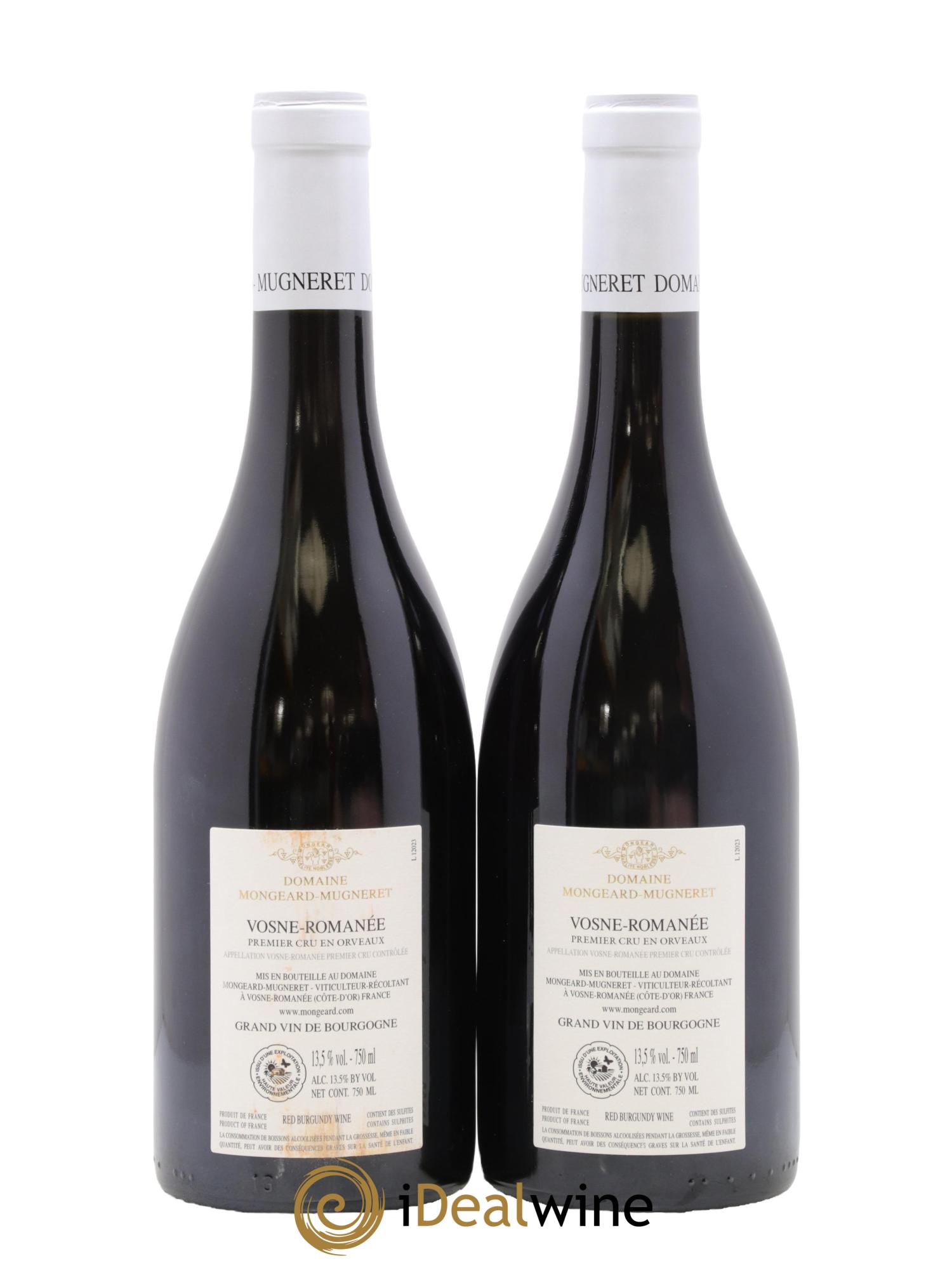 Vosne-Romanée 1er Cru En Orveaux Mongeard-Mugneret (Domaine) 2023 - Lot of 2 bottles - 1