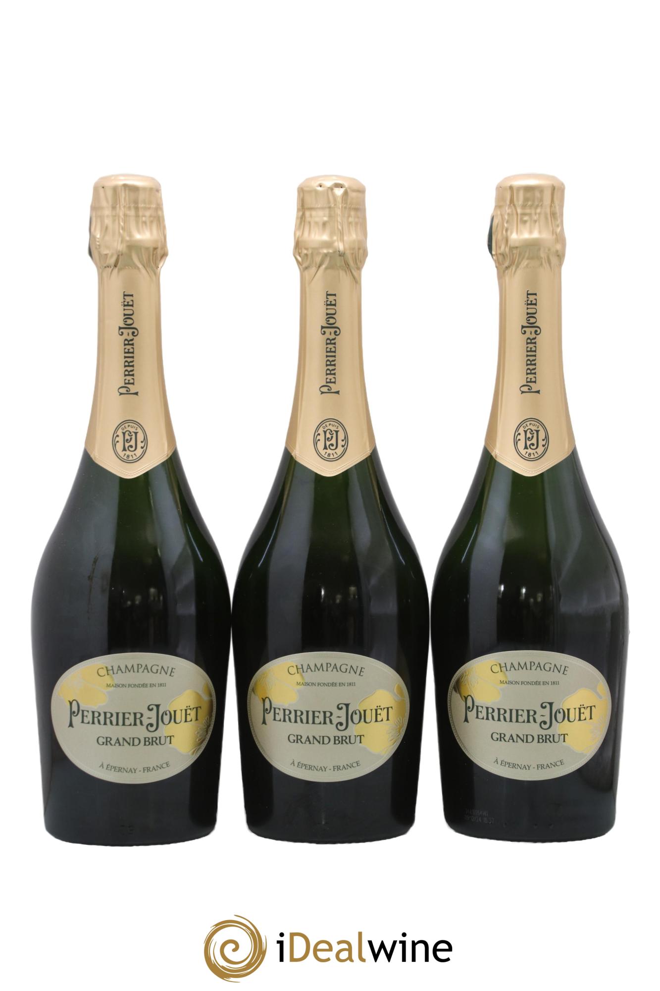 Grand Brut Perrier-Jouët - Lotto di 3 bottiglie - 0