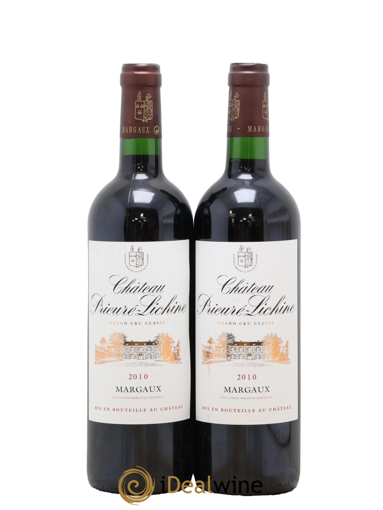 Château Prieuré Lichine 4ème Grand Cru Classé 2010 - Lot de 2 bouteilles - 0