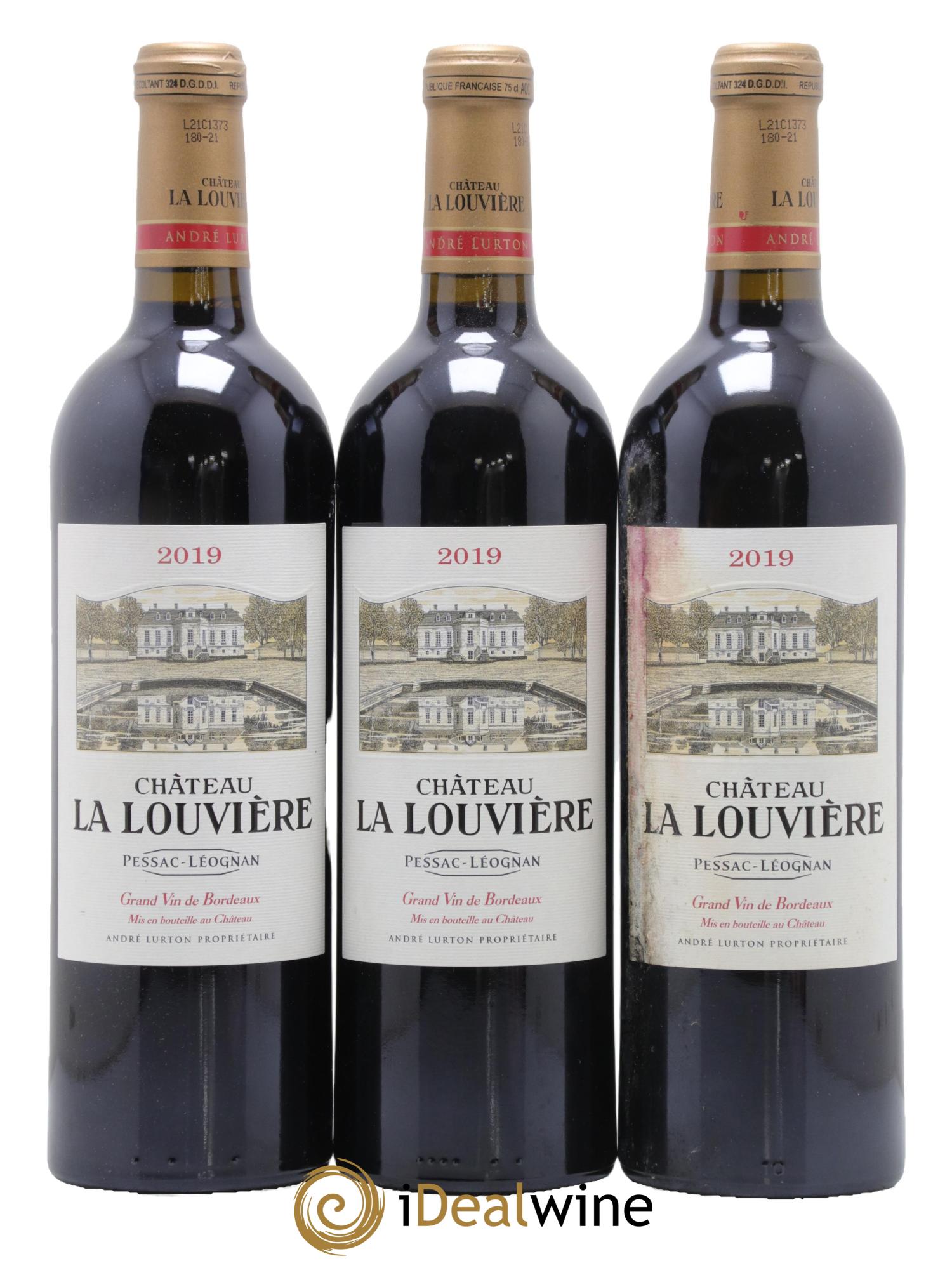 Château la Louvière 2019 - Lot de 6 bouteilles - 1