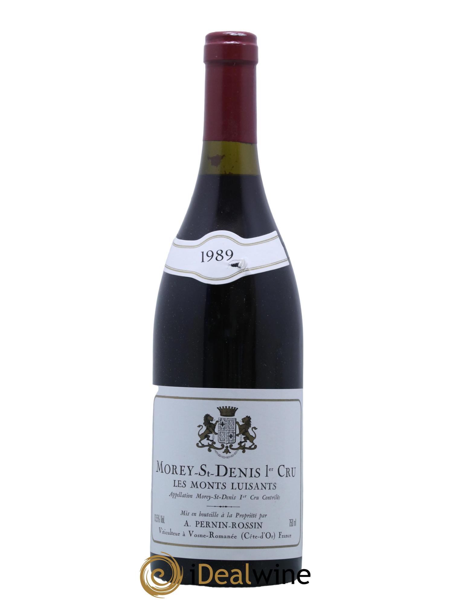 Morey-Saint-Denis 1er Cru Les Monts Luisants Pernin Rossin 1989 - Lot de 1 bouteille - 0