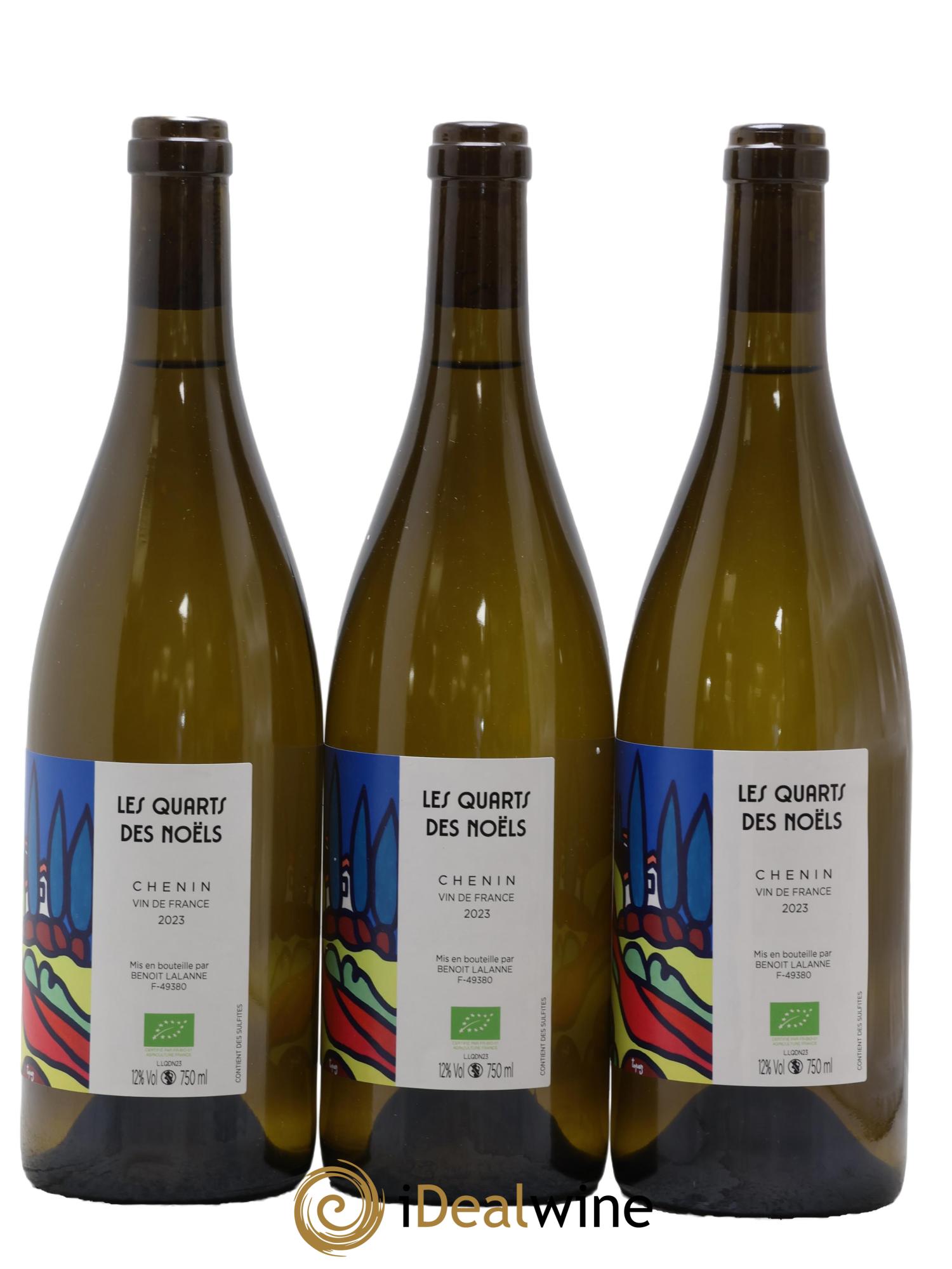 Vin de France Les Quarts des Noëls Benoit Lalanne 2023 - Lot de 3 bouteilles - 1