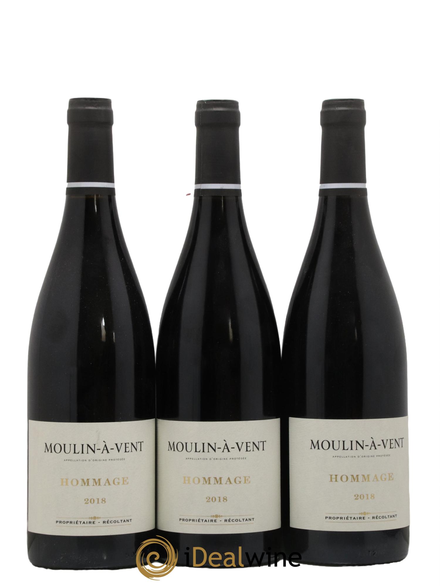 Moulin-à-Vent Hommage Domaine Labruyere 2018 - Lot de 3 bouteilles - 0