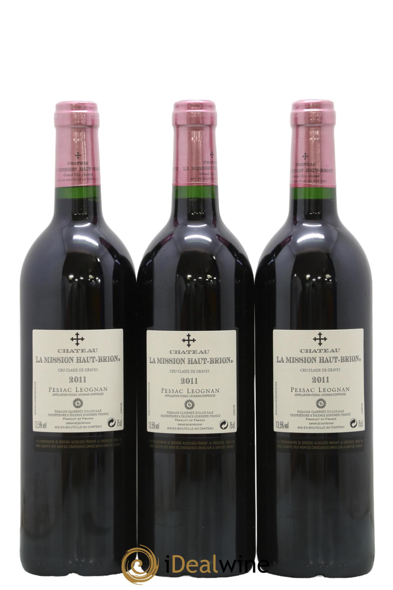 Château la Mission Haut-Brion Cru Classé de Graves 2011 - Lot de 6 bouteilles - 5
