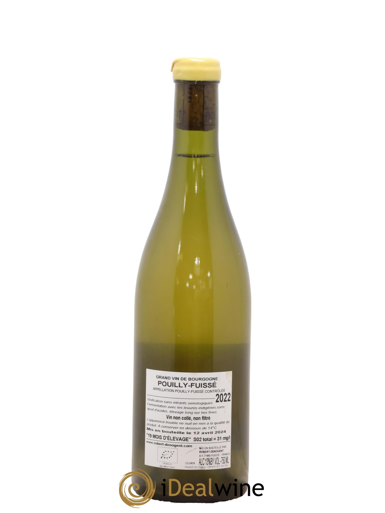 Pouilly-Fuissé La Croix Vieilles Vignes Robert Denogent (Domaine) 2022 - Lot of 1 bottle - 1