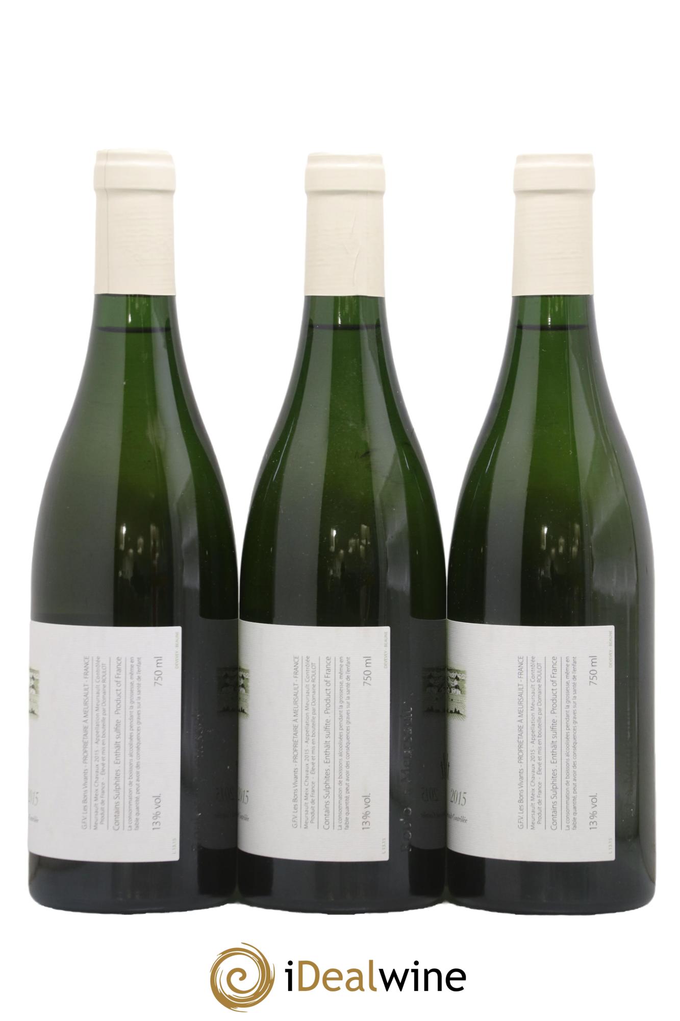 Meursault Meix Chavaux Roulot (Domaine) 2015 - Lot de 3 bouteilles - 1