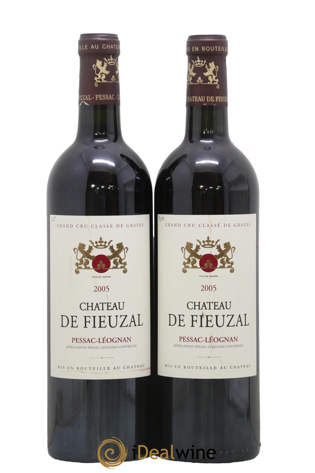 Château de Fieuzal Cru Classé de Graves 2005 - Lot de 2 bouteilles - 0