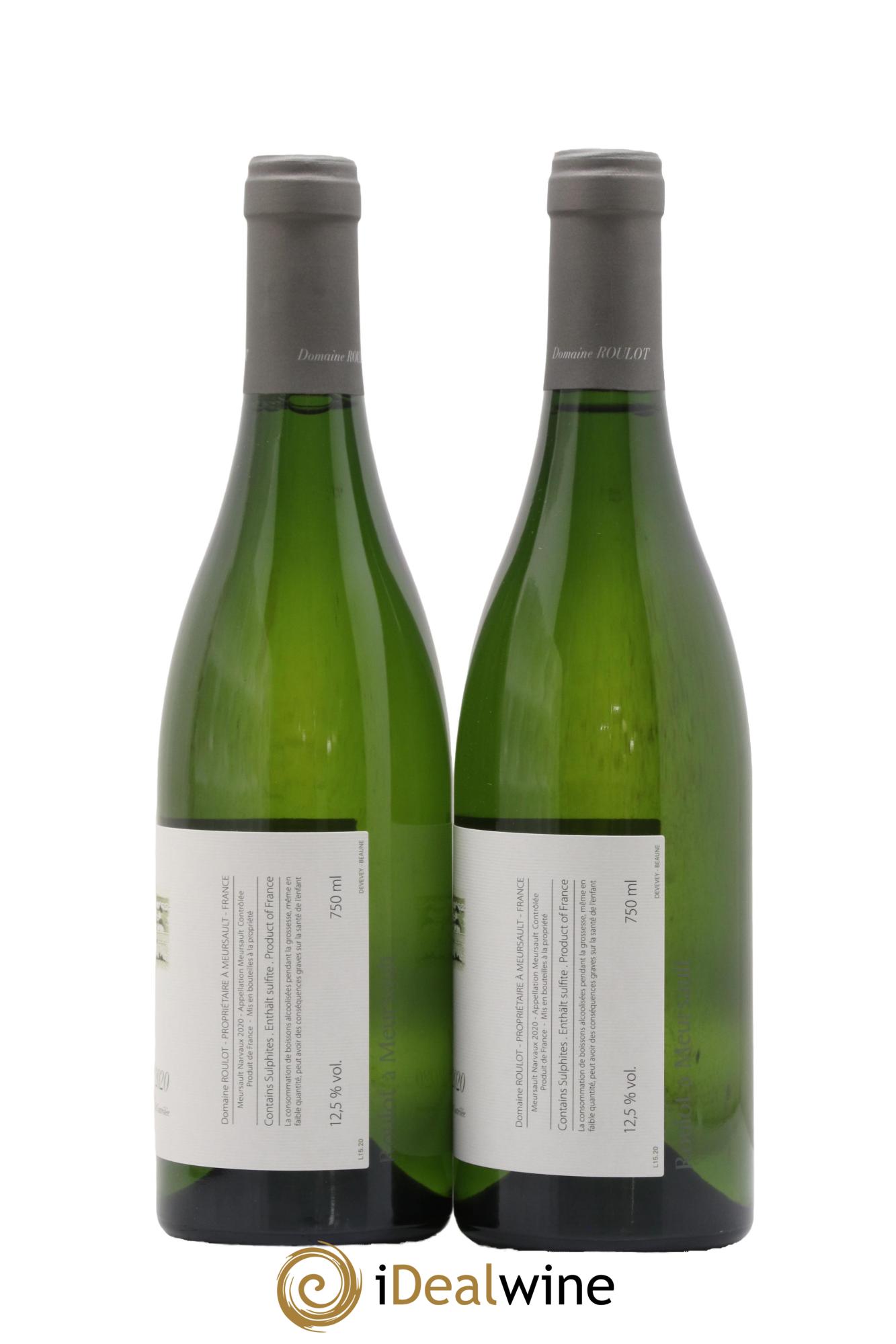 Meursault Les Narvaux Roulot (Domaine) 2020 - Lot de 2 bouteilles - 1