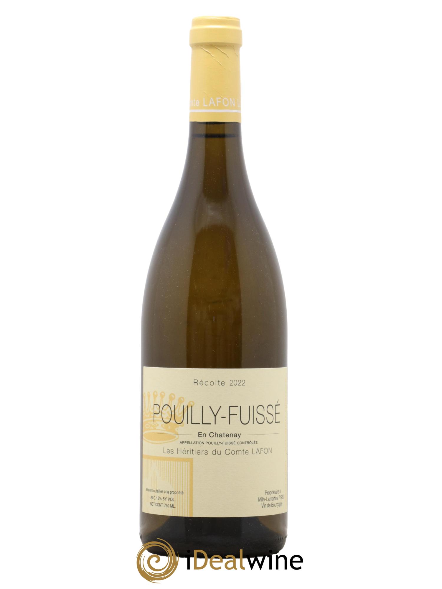 Pouilly-Fuissé En Chatenay Les Héritiers du Comte Lafon 2022 - Lot de 1 bouteille - 0