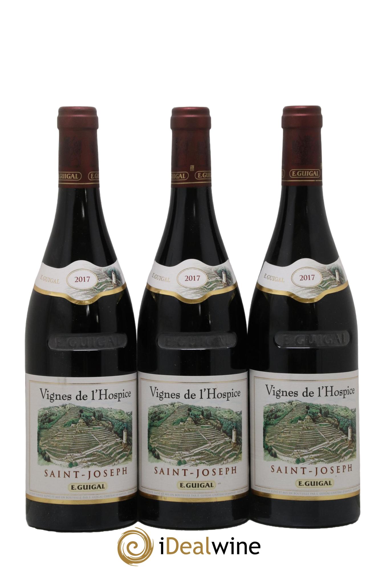 Saint-Joseph Vignes de l'Hospice Guigal 2017 - Lot of 3 bottles - 0