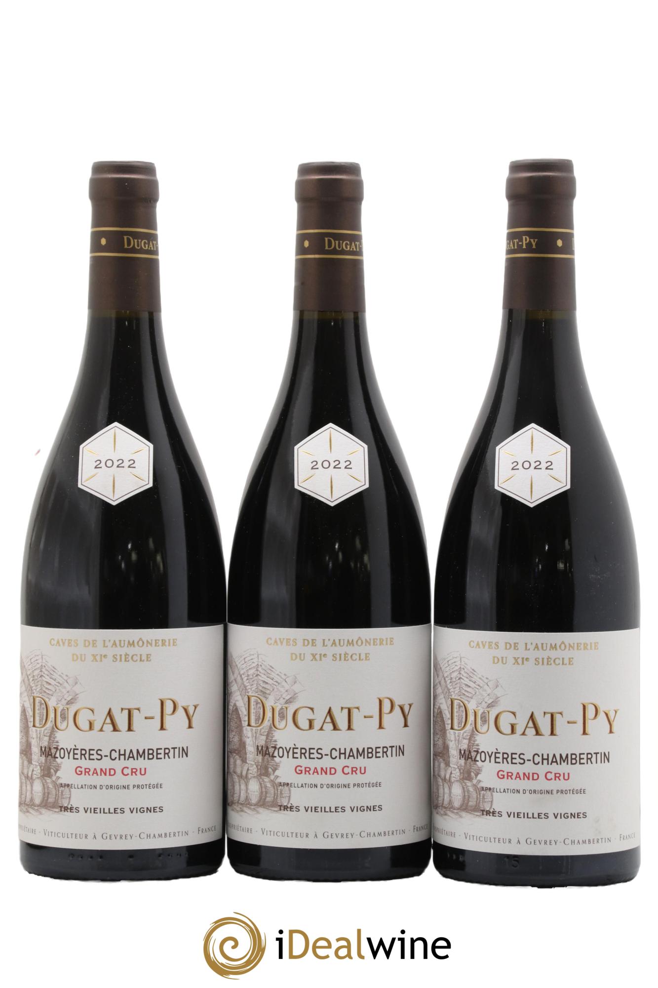 Mazoyères-Chambertin Grand Cru Très Vieilles Vignes Dugat-Py 2022 - Lotto di 3 bottiglie - 0
