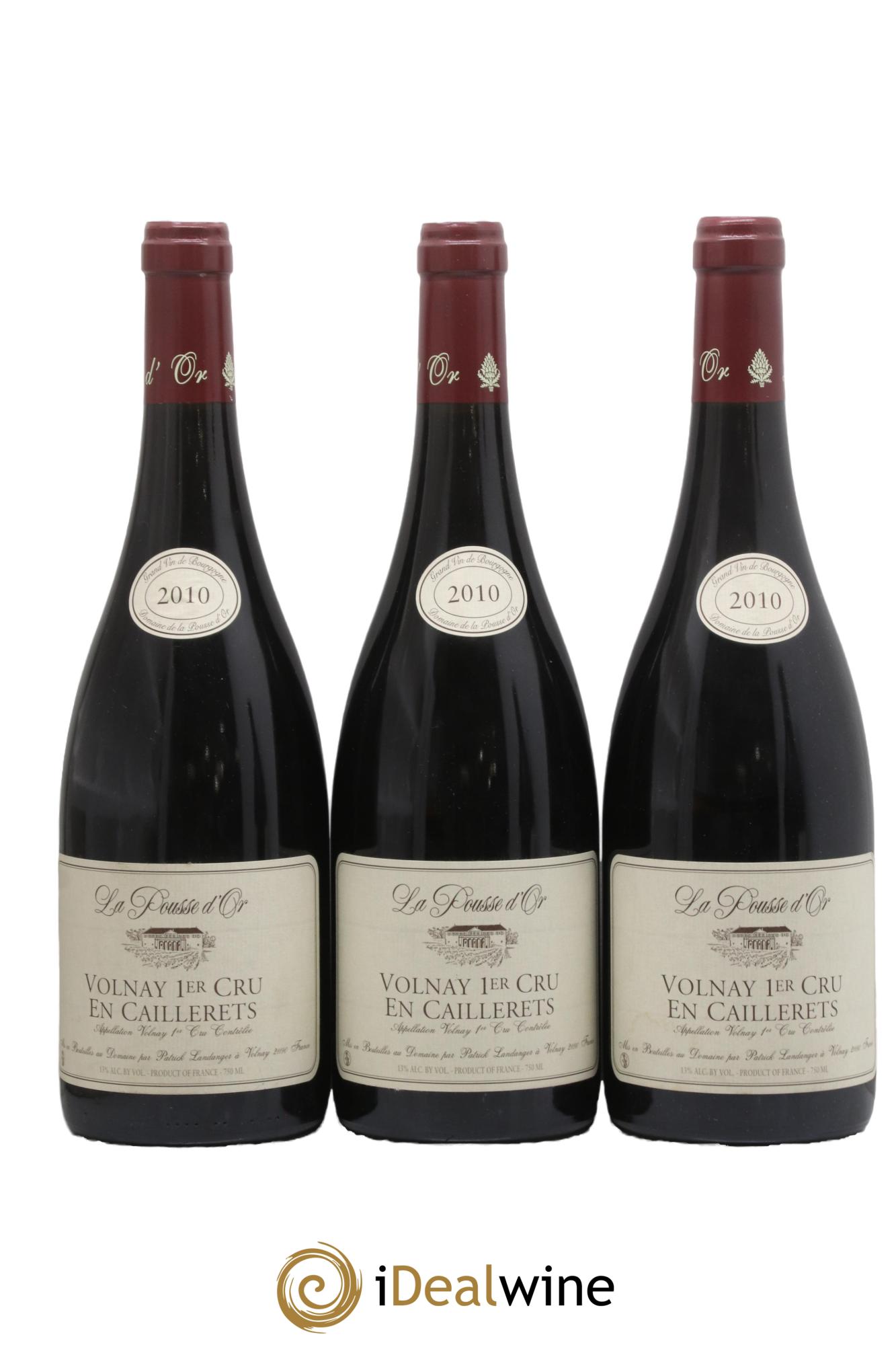 Volnay 1er Cru Les Caillerets La Pousse d'Or (Domaine de) 2010 - Posten von 3 Flaschen - 0