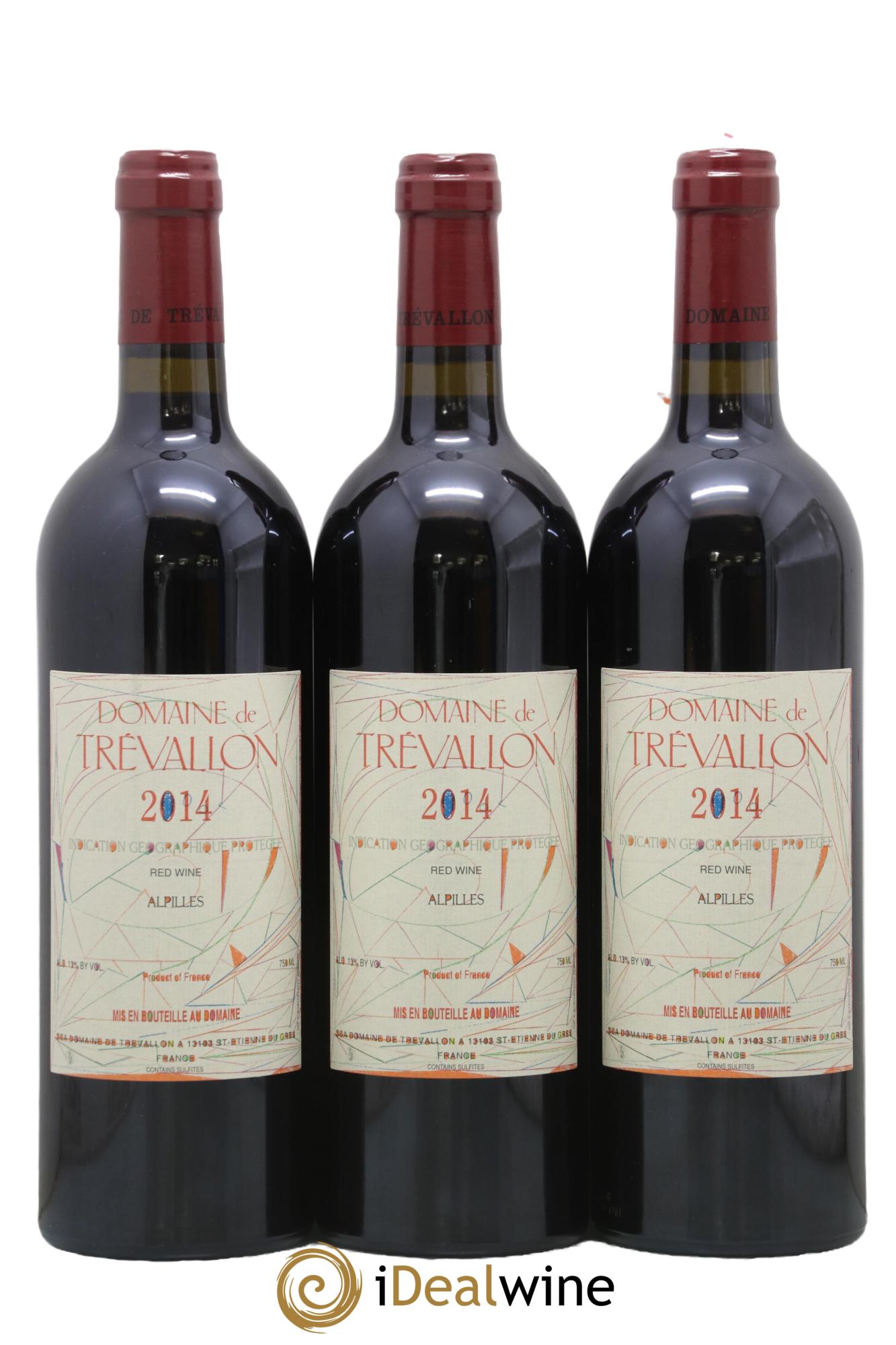 Alpilles Trévallon (Domaine de) Eloi Dürrbach 2014 - Lot de 3 bouteilles - 0