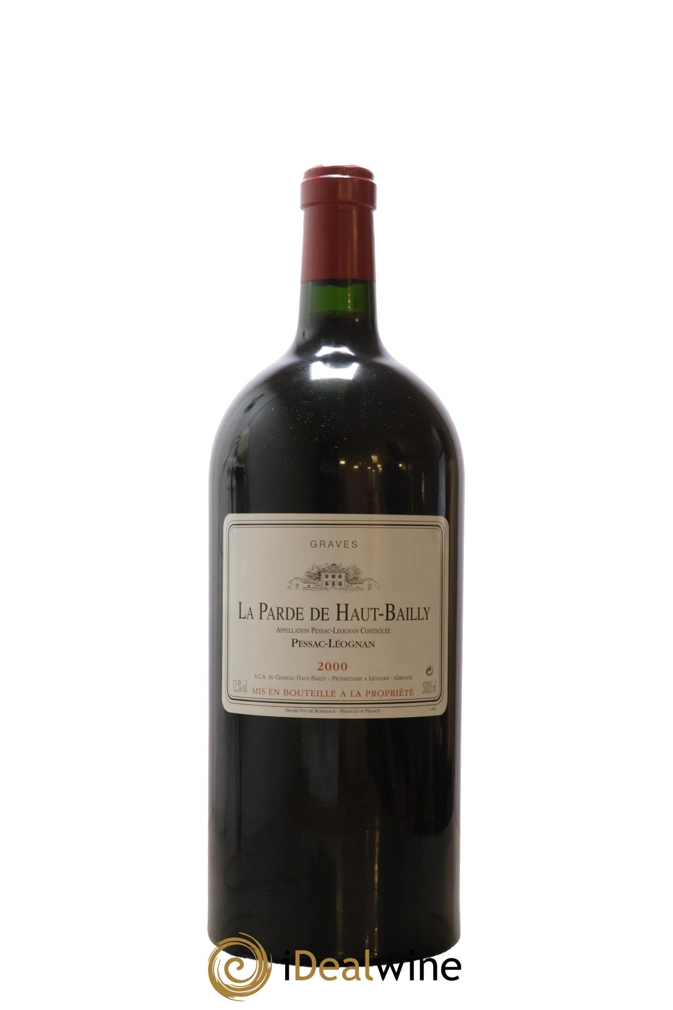 Haut Bailly II (Anciennement La Parde de Haut-Bailly) Second Vin 2000 - Lot de 1 jeroboam - 0