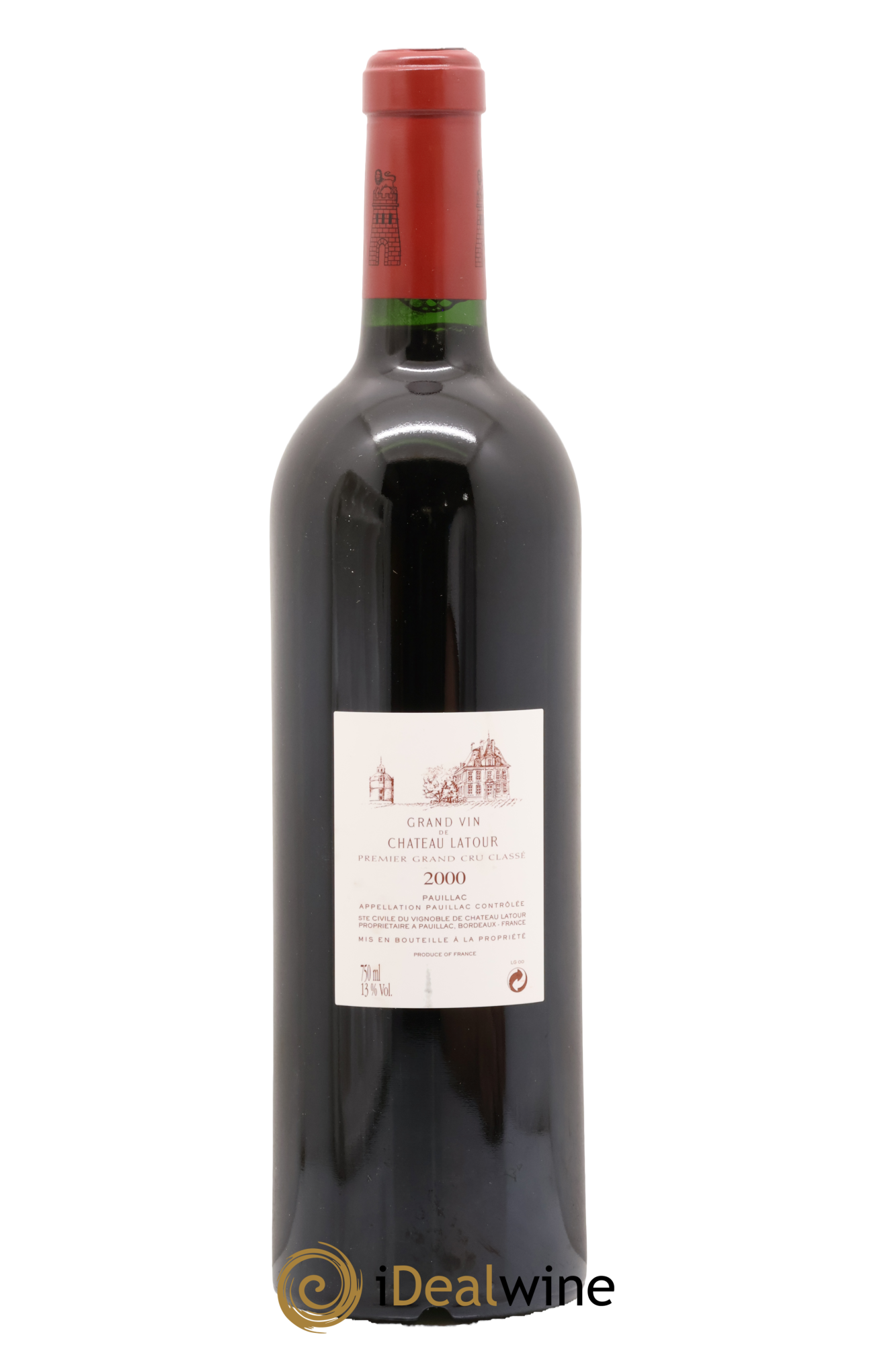 Château Latour 1er Grand Cru Classé 2000 - Lot de 1 bouteille - 1