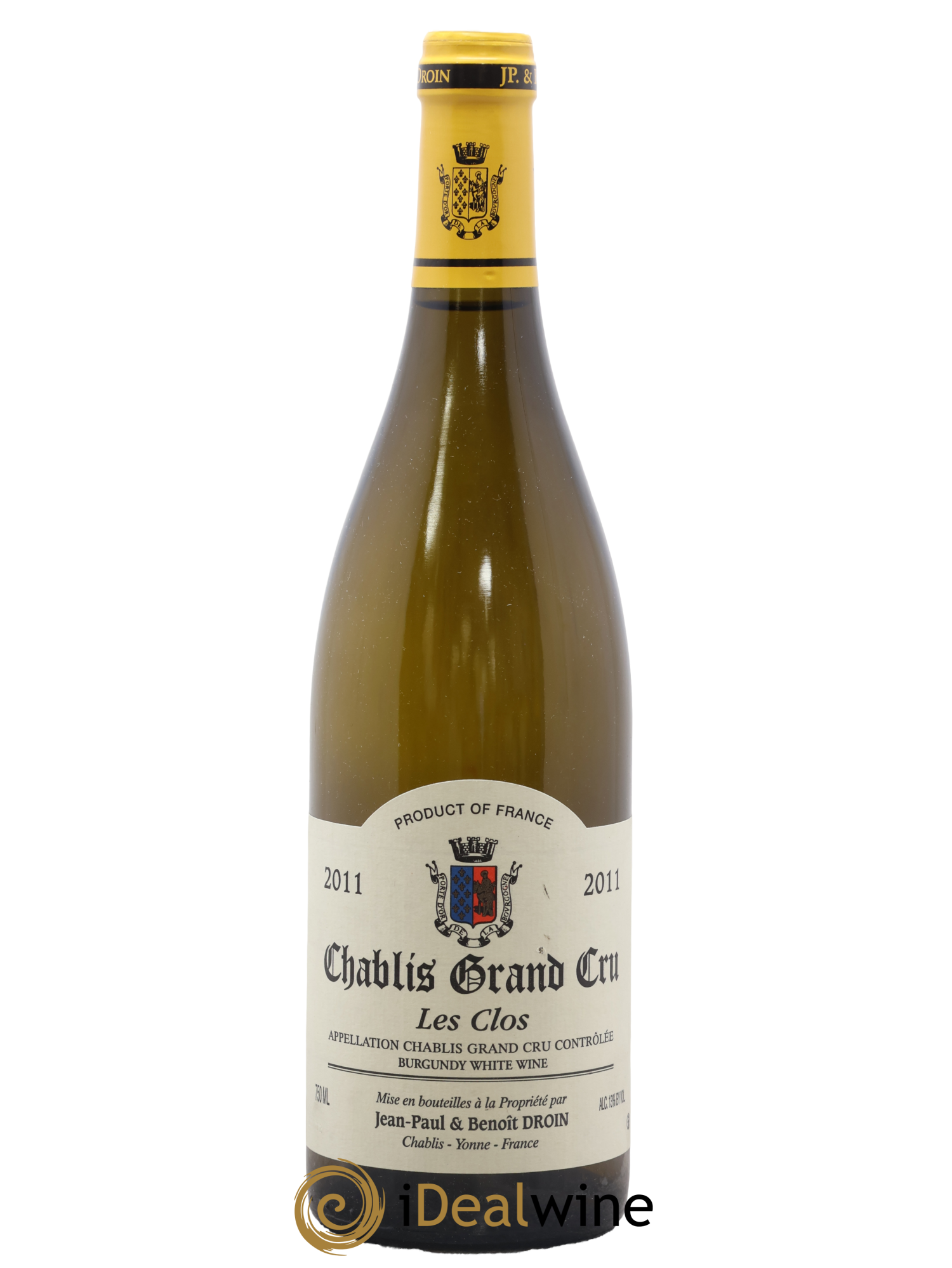 Chablis Grand Cru Les Clos Jean-Paul & Benoît Droin (Domaine) 2011 - Lot de 1 bouteille - 0