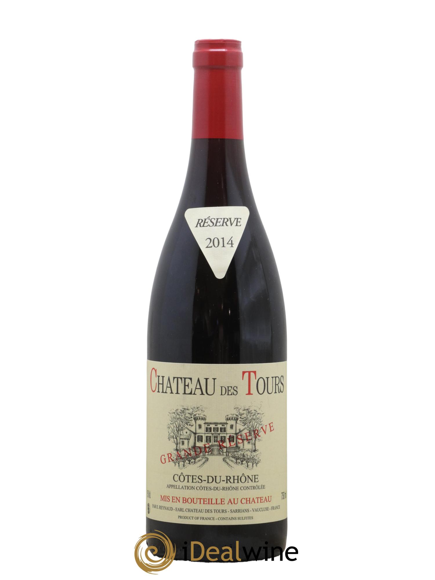 Côtes-du-Rhône Château des Tours Grande Réserve Emmanuel Reynaud 2014 - Lot de 1 bouteille - 0