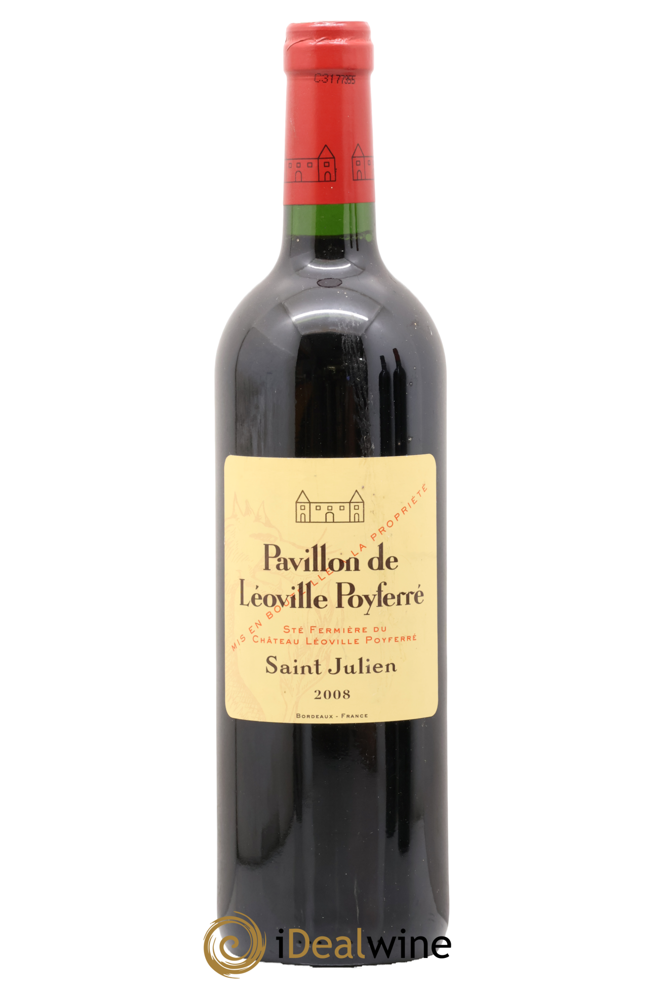 Pavillon de Poyferré Second Vin 2008 - Lot of 1 bottle - 0