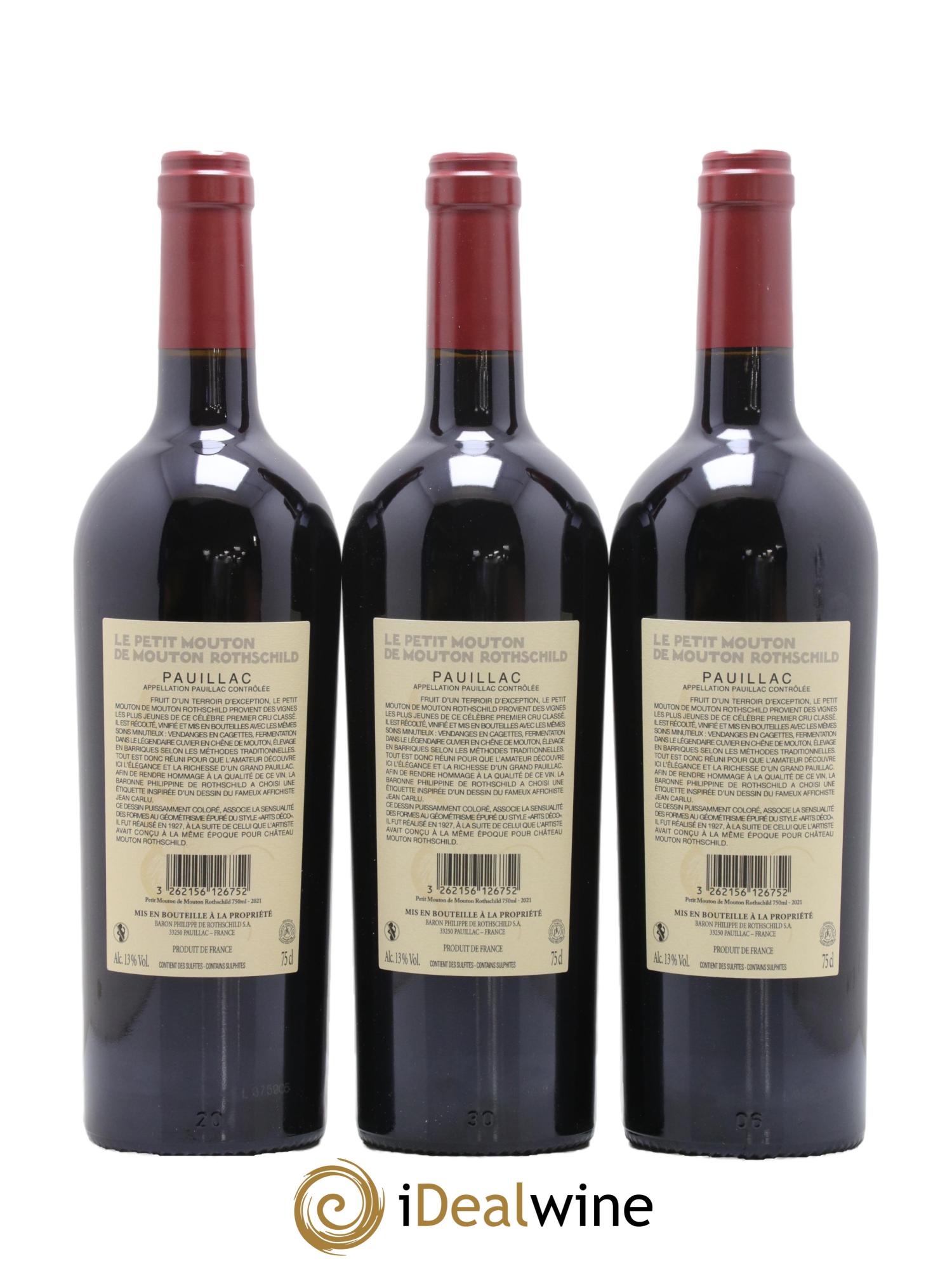 Petit Mouton Second Vin 2021 - Lot de 6 bouteilles - 4