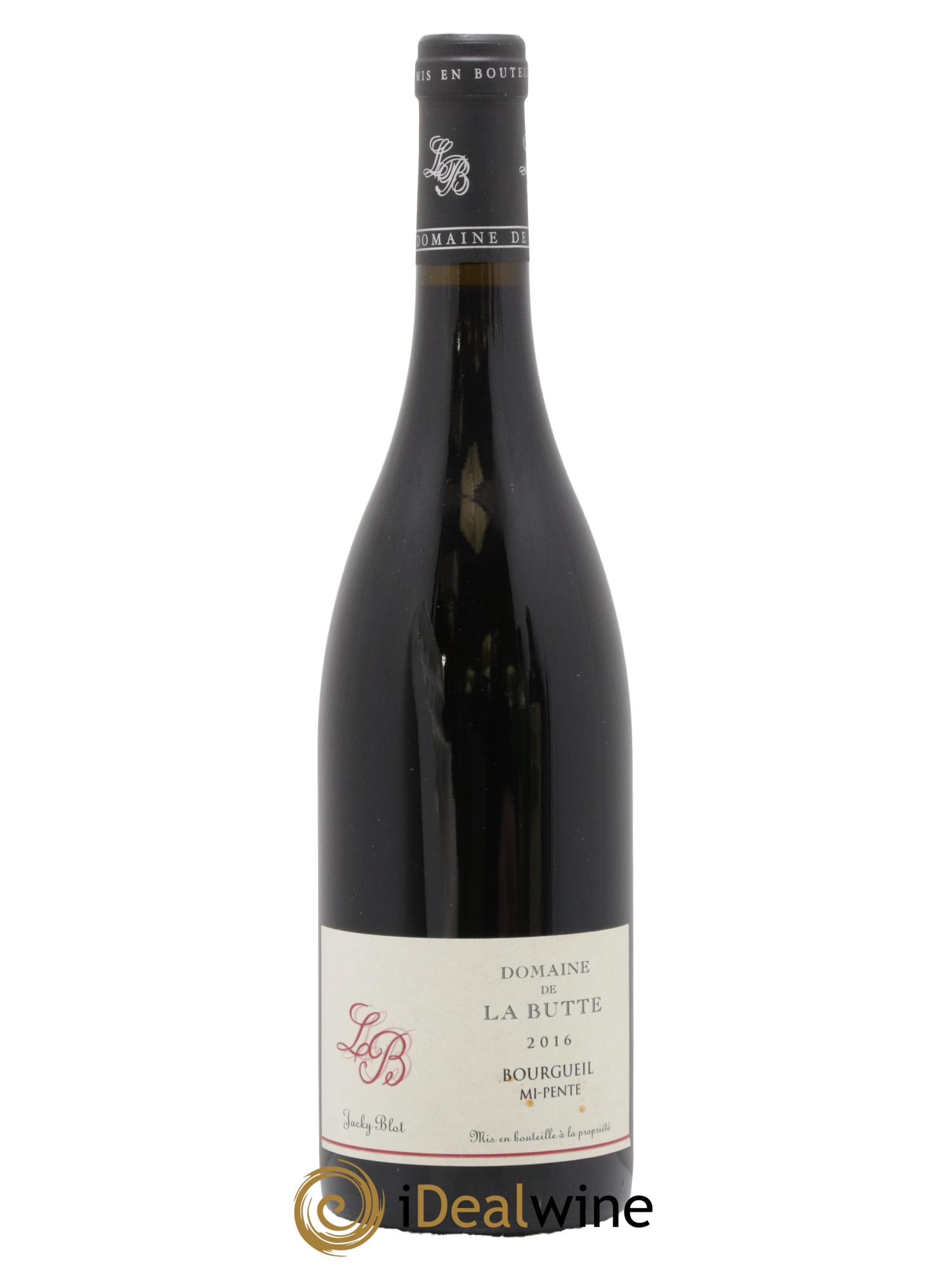 Bourgueil Mi-Pente Domaine de La Butte - Jacky Blot 2016 - Lotto di 1 bottiglia - 0