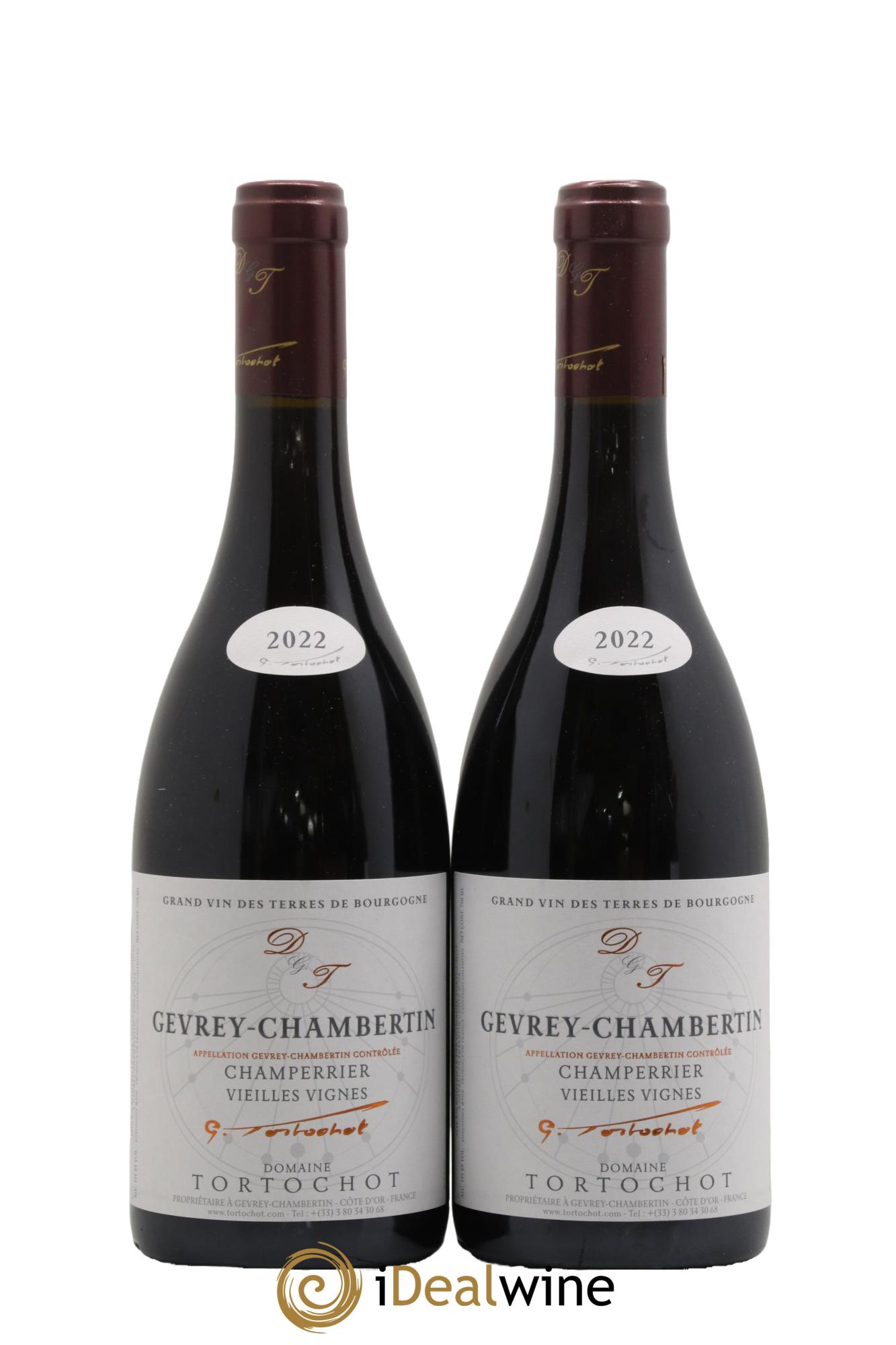 Gevrey-Chambertin Champerrier Vieilles Vignes Tortochot (Domaine) Champerrier Vieilles Vignes Domaine Tortochot 2022 - Lot de 2 bouteilles - 0