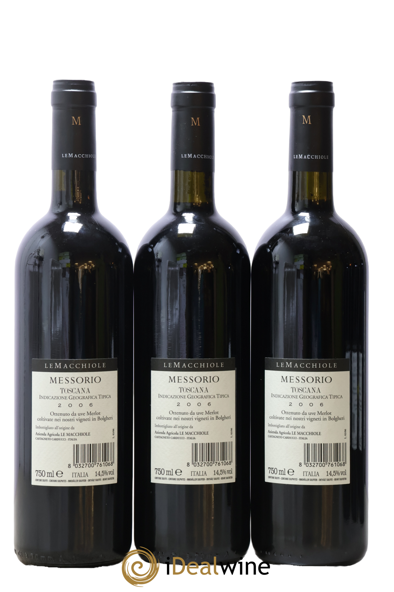 Toscana IGT Le Macchiole Messorio 2006 - Lot of 6 bottles - 4