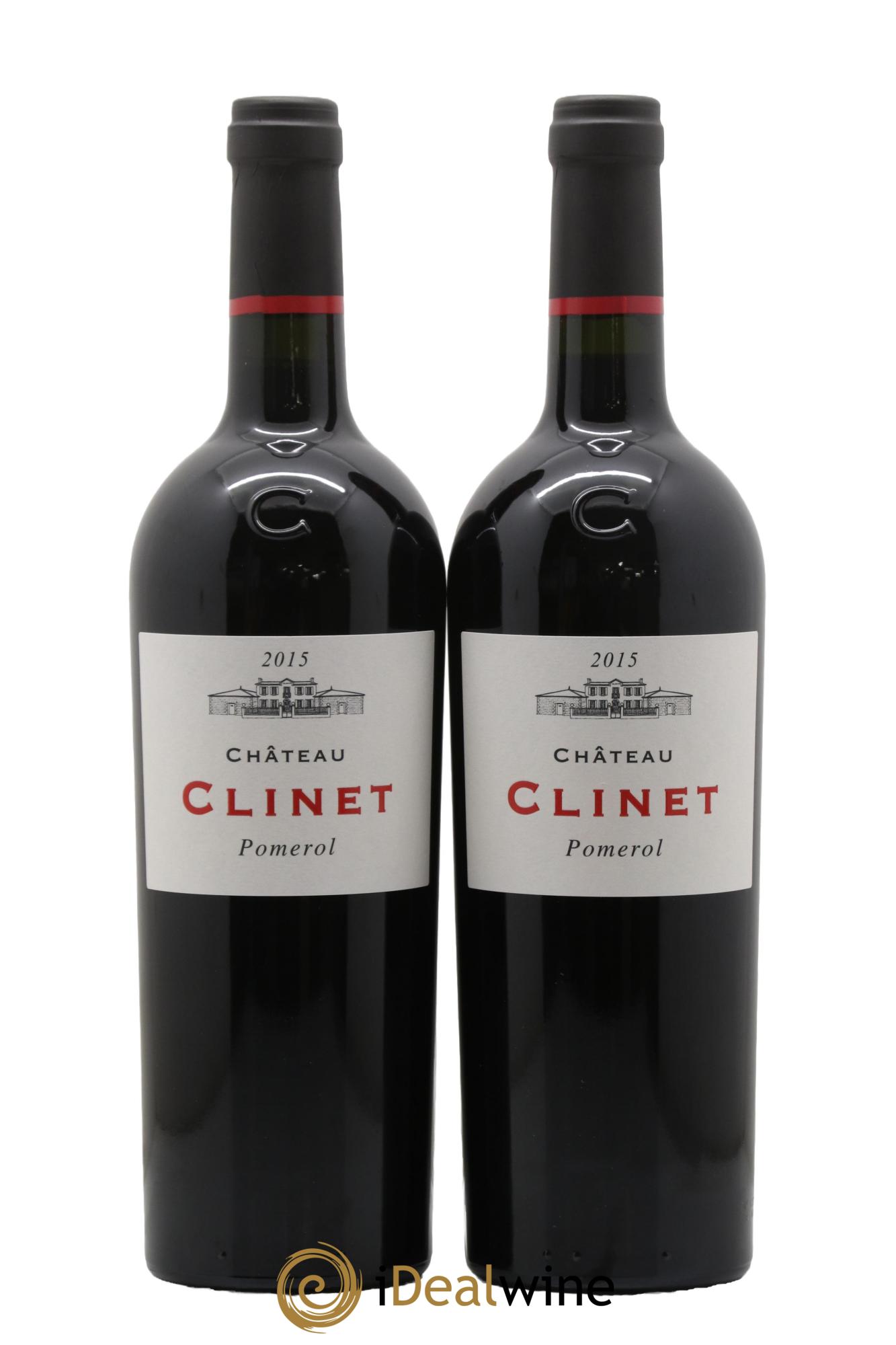Château Clinet 2015 - Lotto di 2 bottiglie - 0