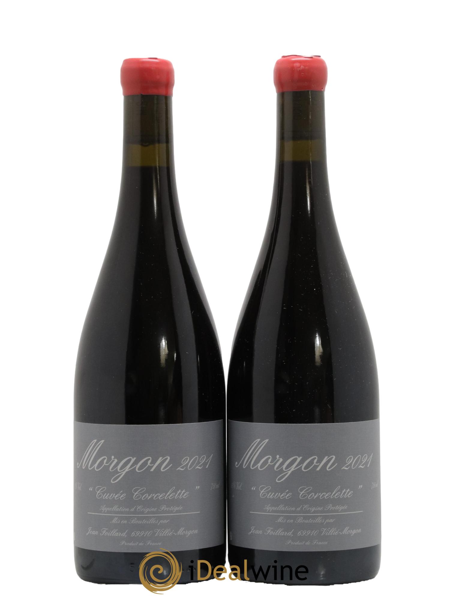 Morgon Corcelette Jean Foillard 2021 - Lot de 2 bouteilles - 0