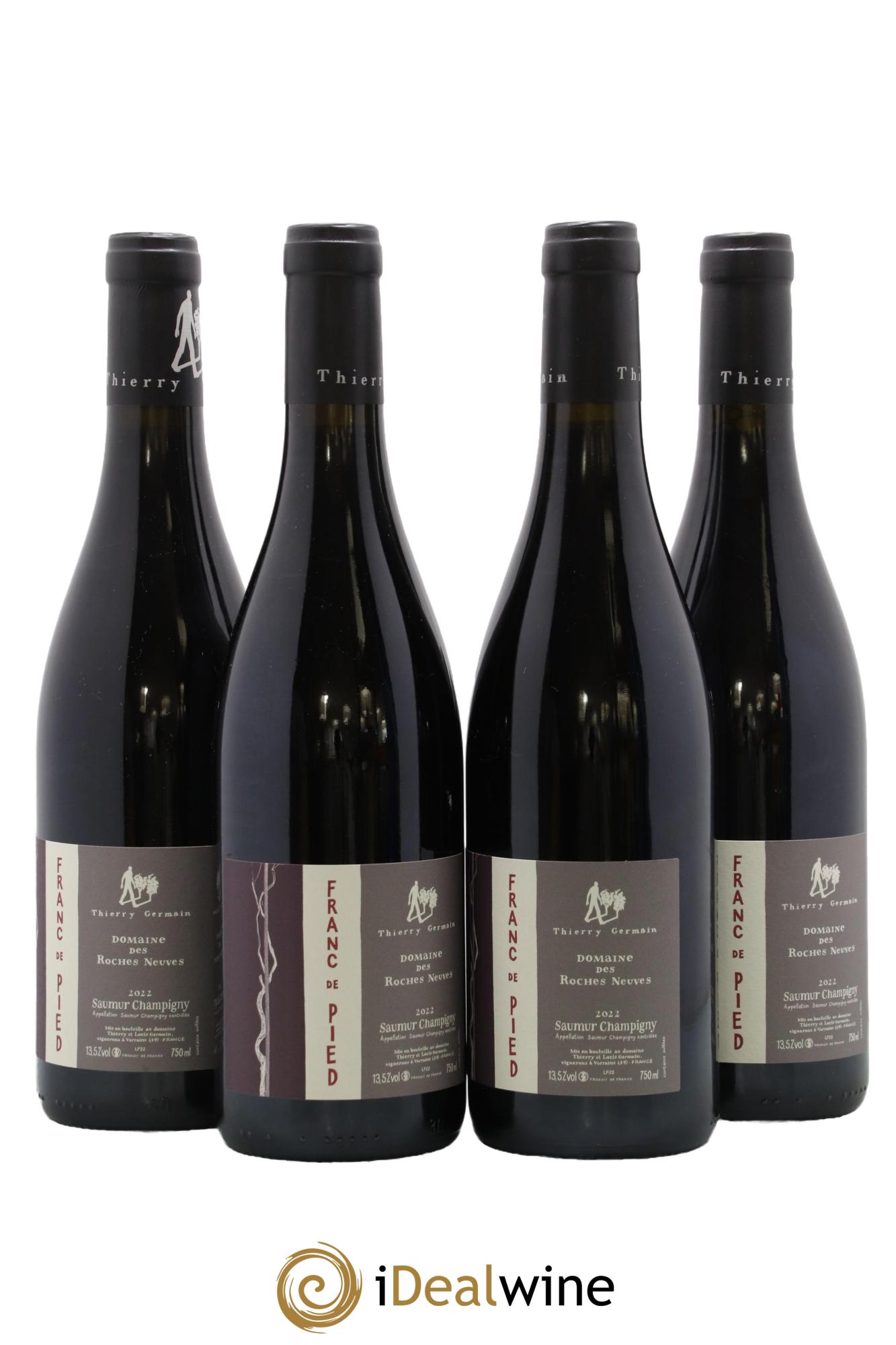 Saumur-Champigny Franc de pied Domaine des Roches Neuves - Thierry Germain 2022 - Lot de 4 bouteilles - 0