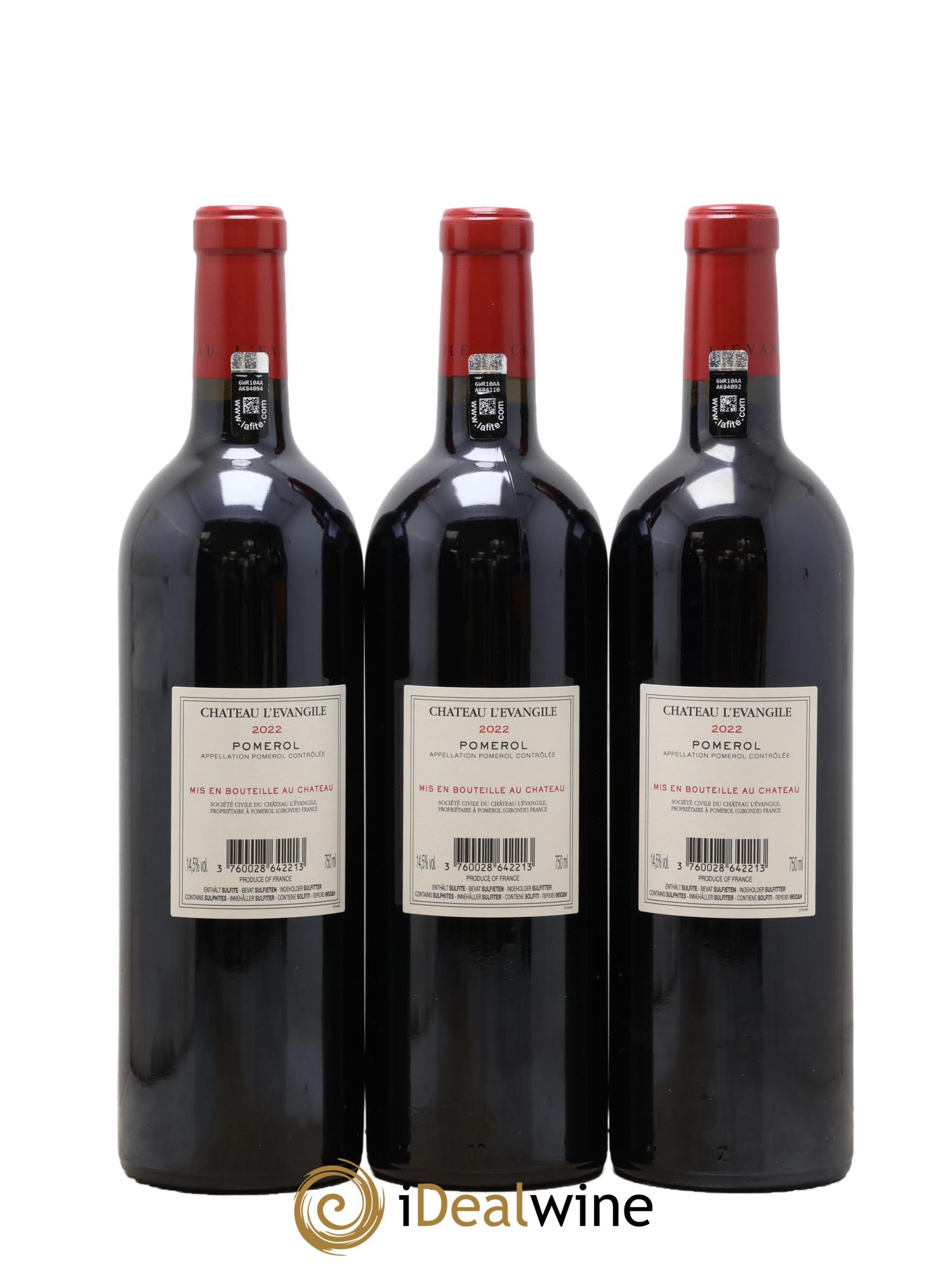 Château l' Évangile  2022 - Lot de 6 bouteilles - 4