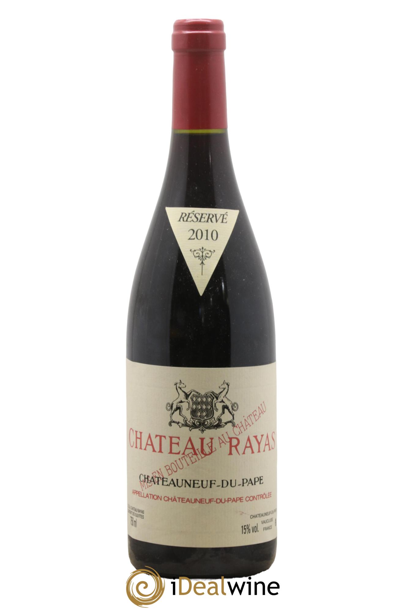 Châteauneuf-du-Pape Château Rayas Emmanuel Reynaud 2010 - Lot de 1 bouteille - 0