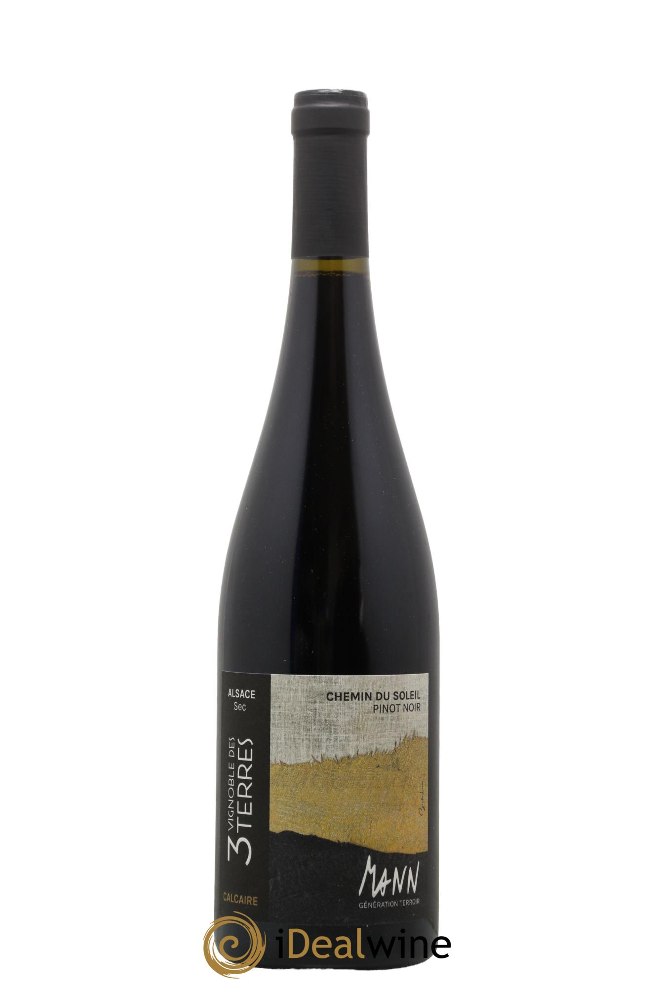 Alsace Pinot Noir Chemin du Soleil Vignoble des 3 Terres Domaine Mann 2020 - Lot de 1 bouteille - 0