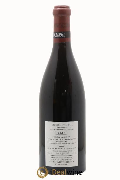 Richebourg Grand Cru Domaine de la Romanée-Conti 2010 - Lot de 1 bouteille - 1