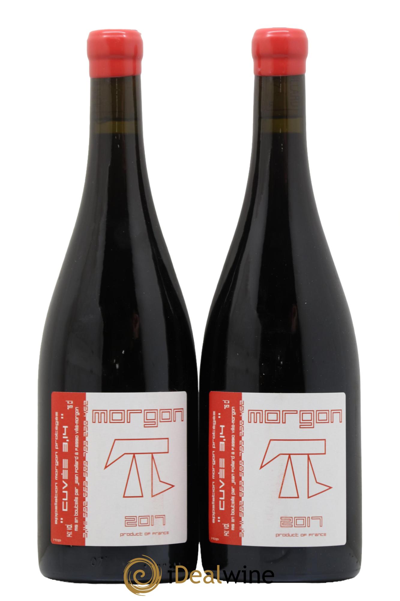 Morgon 3.14 Jean Foillard 2017 - Lot de 2 bouteilles - 0