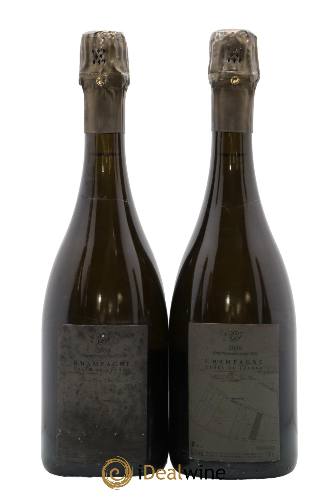Roses de Jeanne La Bolorée Cédric Bouchard 2016 - Lotto di 2 bottiglie - 1