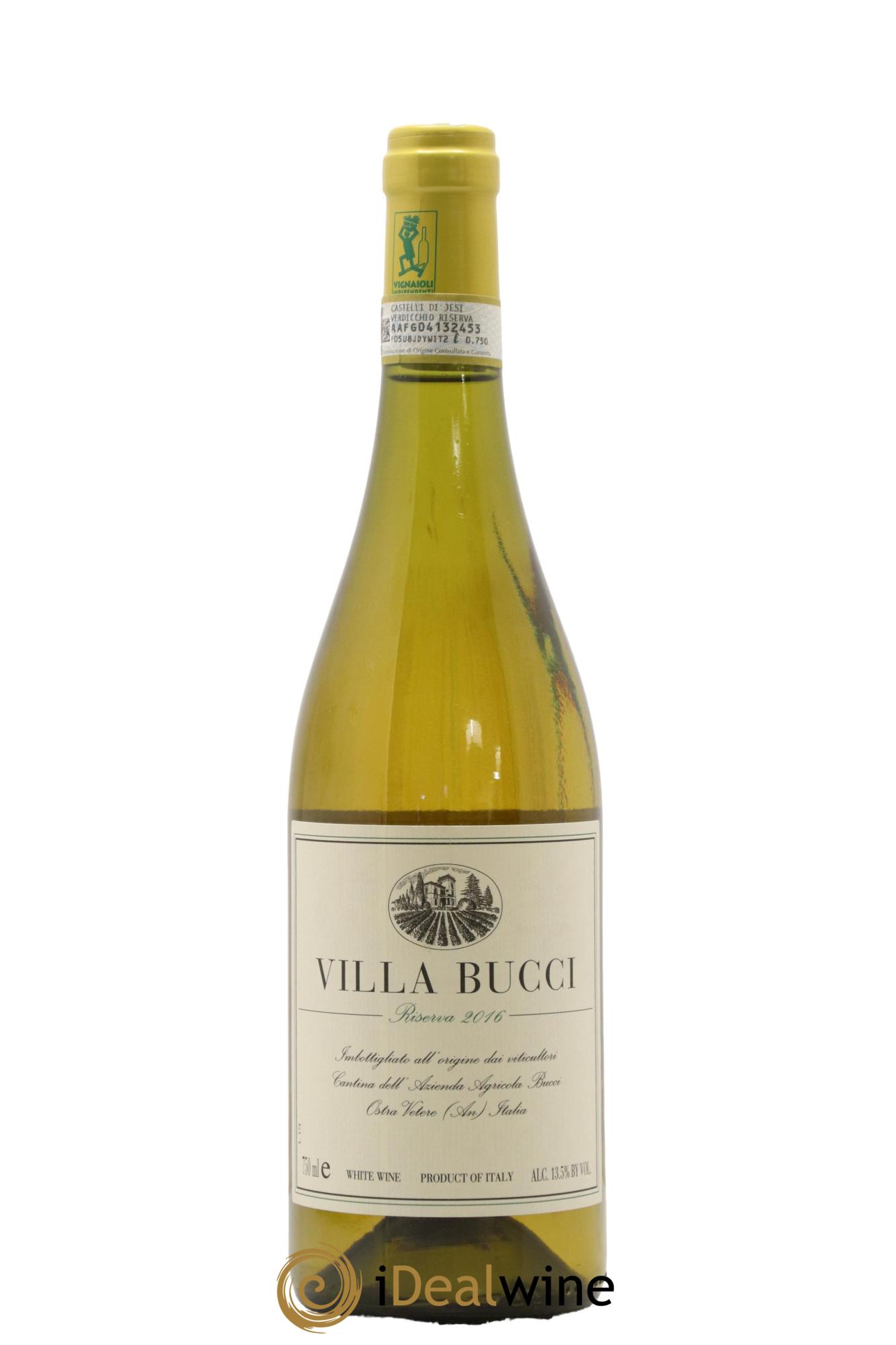 Italie Villa Bucci Verdicchio Dei Castelli Di Jesi Riserva 2016 - Lot de 1 bouteille - 0