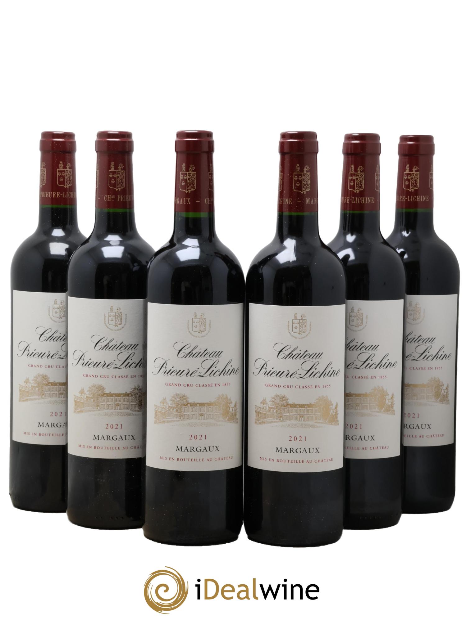 Château Prieuré Lichine 4ème Grand Cru Classé 2021 - Lot of 6 bottles - 0