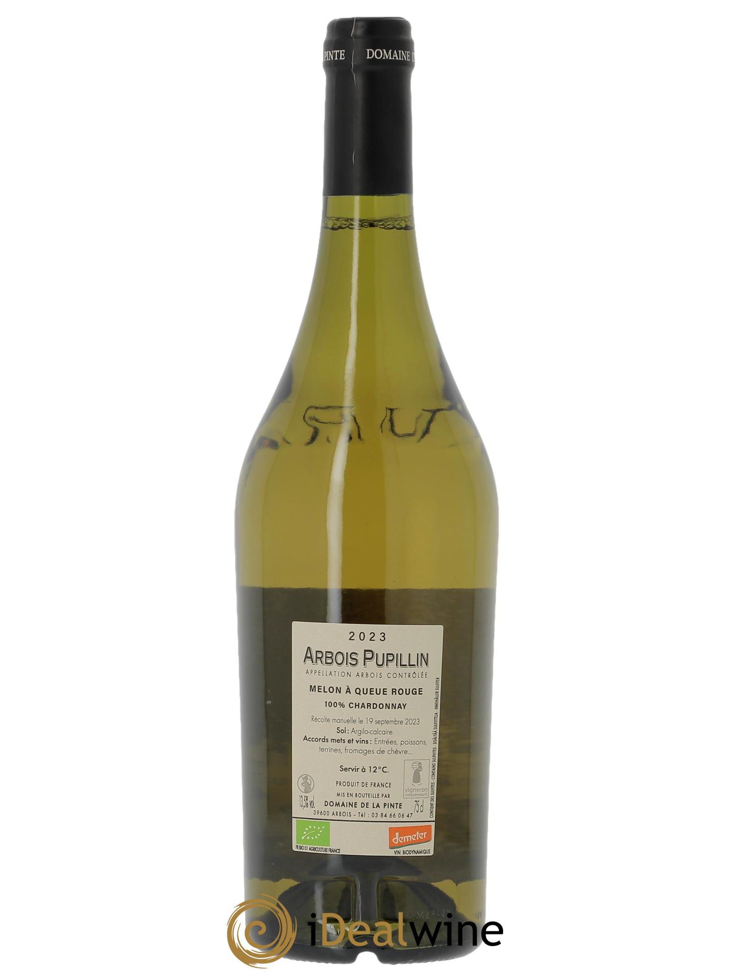 Arbois Melon à Queue Rouge Domaine de la Pinte  2023 - Lote de 1 botella - 1