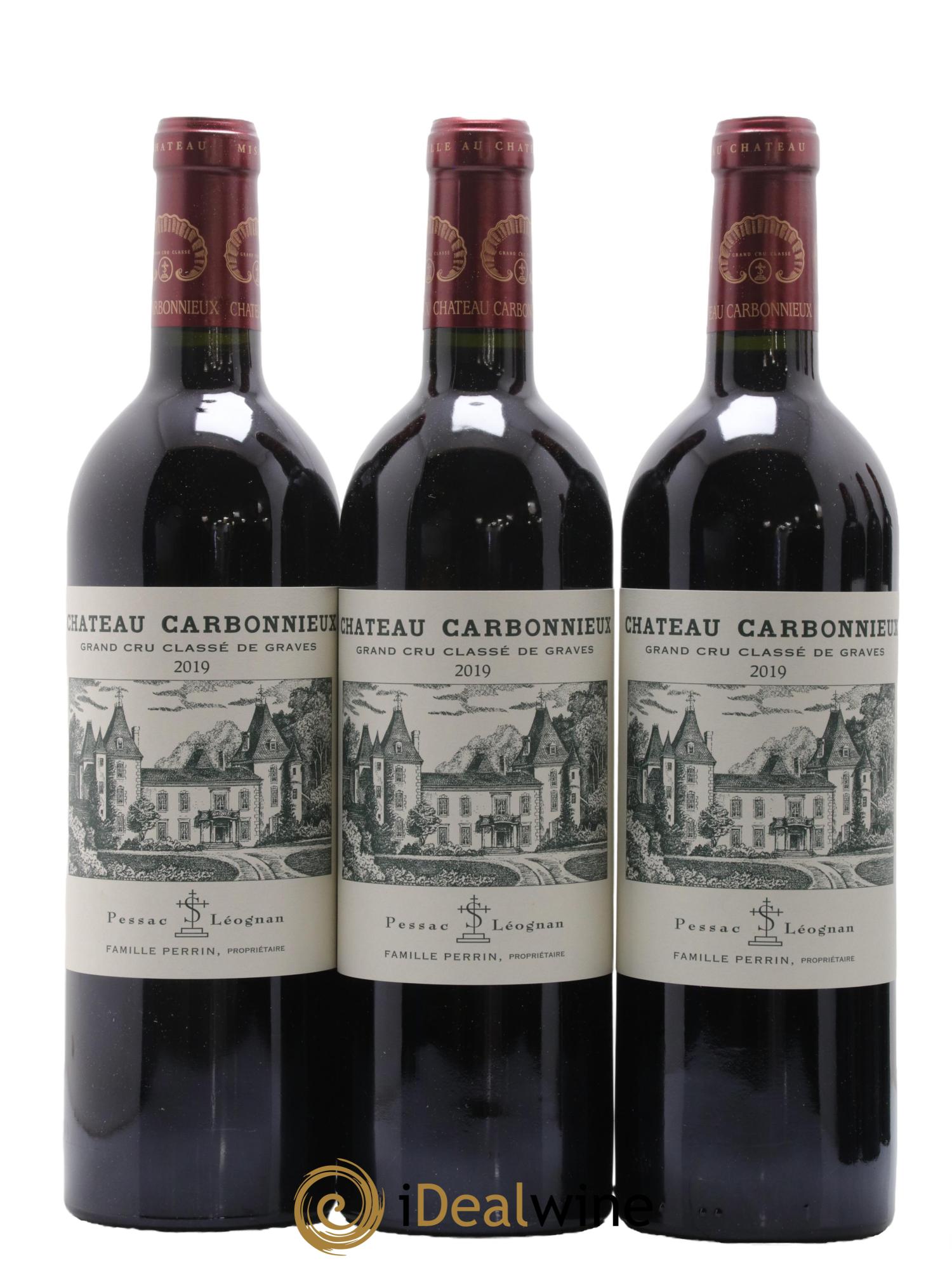 Château Carbonnieux Cru Classé de Graves 2019 - Lot de 6 bouteilles - 1