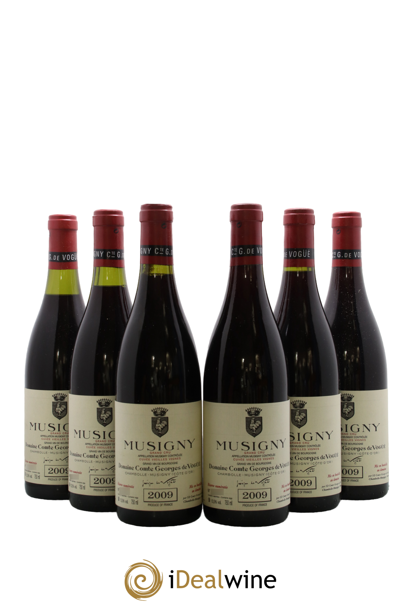 Musigny Grand Cru Cuvée Vieilles Vignes Comte Georges de Vogüé 2009 - Lot de 6 bouteilles - 0