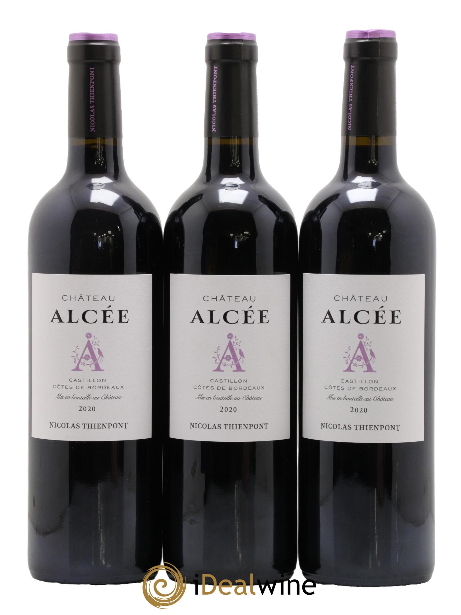 Château Alcée 2020 - Lot of 3 bottles - 0